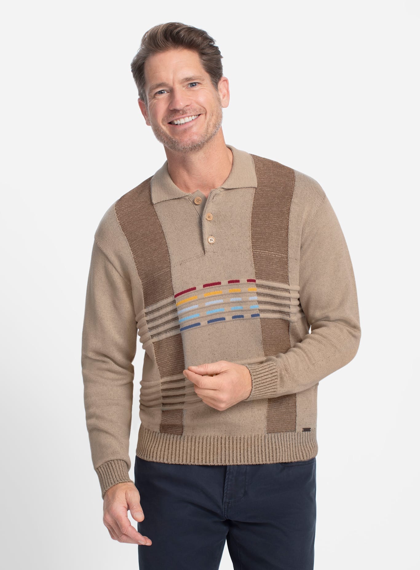 Marco Donati Polokragenpullover »Polopullover«