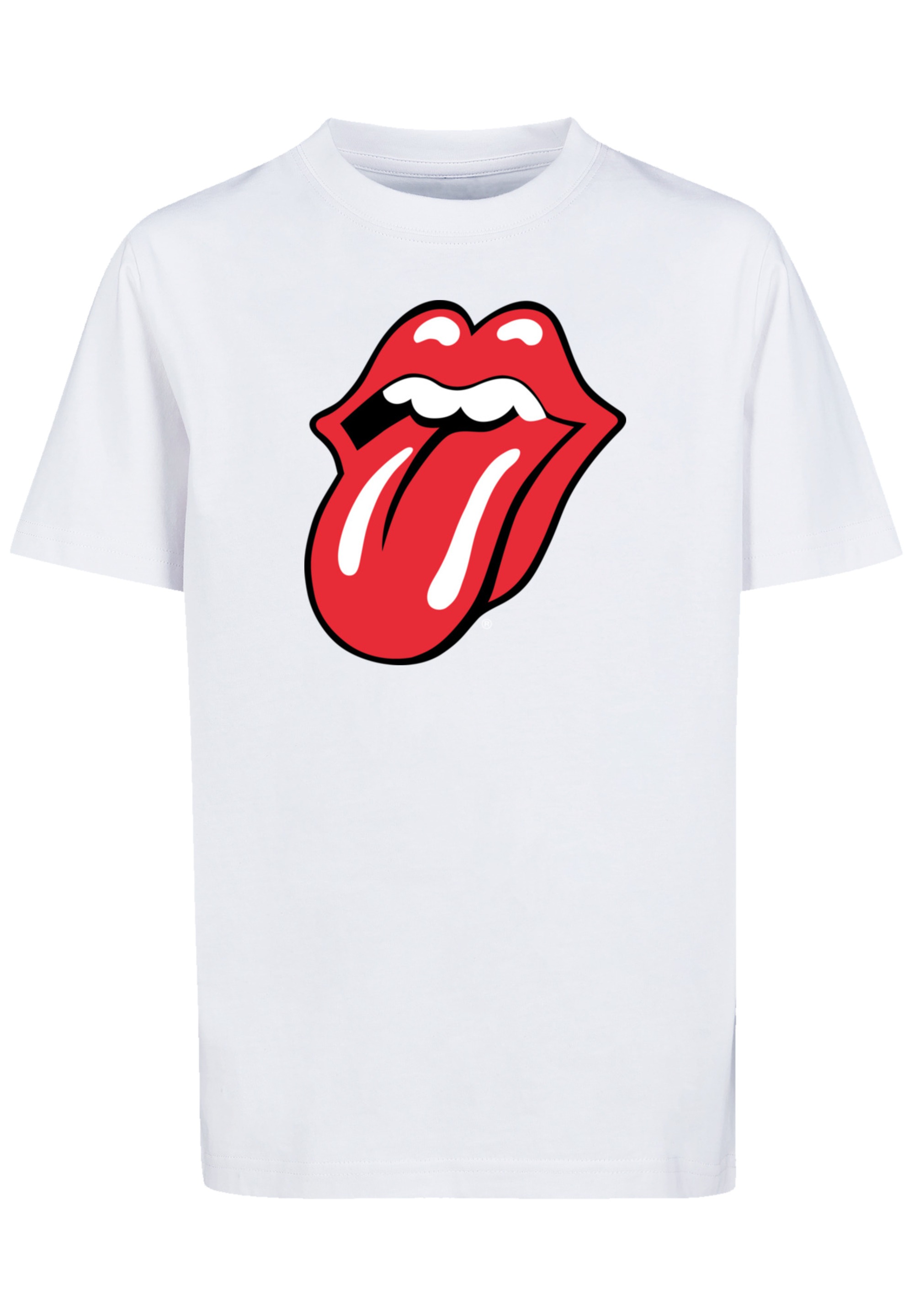 F4NT4STIC T-Shirt »The Rolling Stones Zunge Rot«, Print
