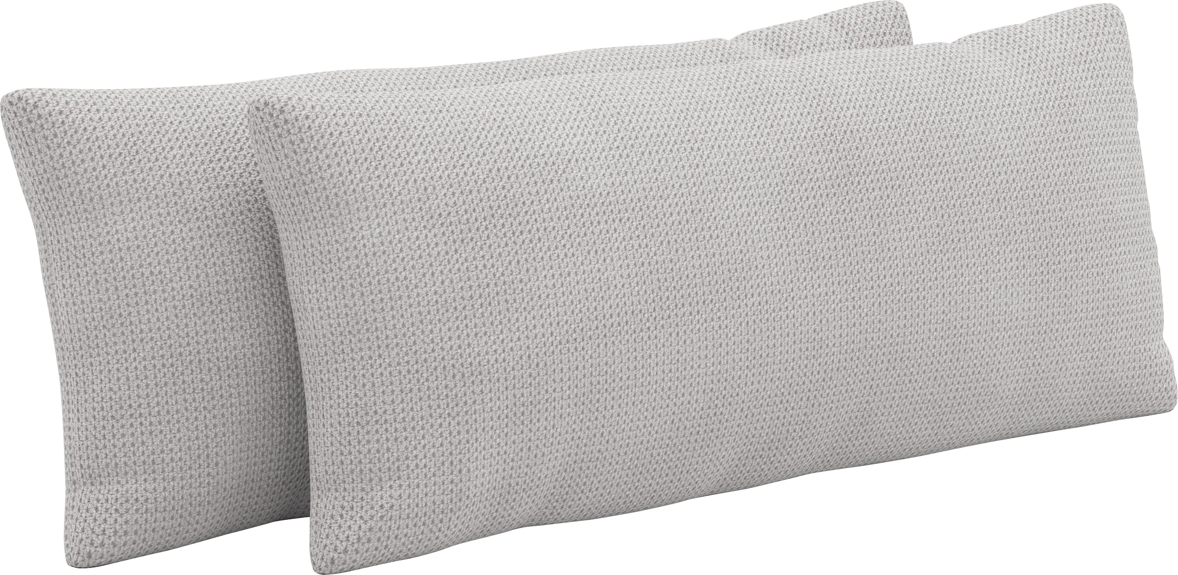 Auflagekissen SIT & MORE, B:65cm H:25cm T:10cm, silber, 90% Polyester, 10% Polyamid, Polsterauflagen, "Emely"