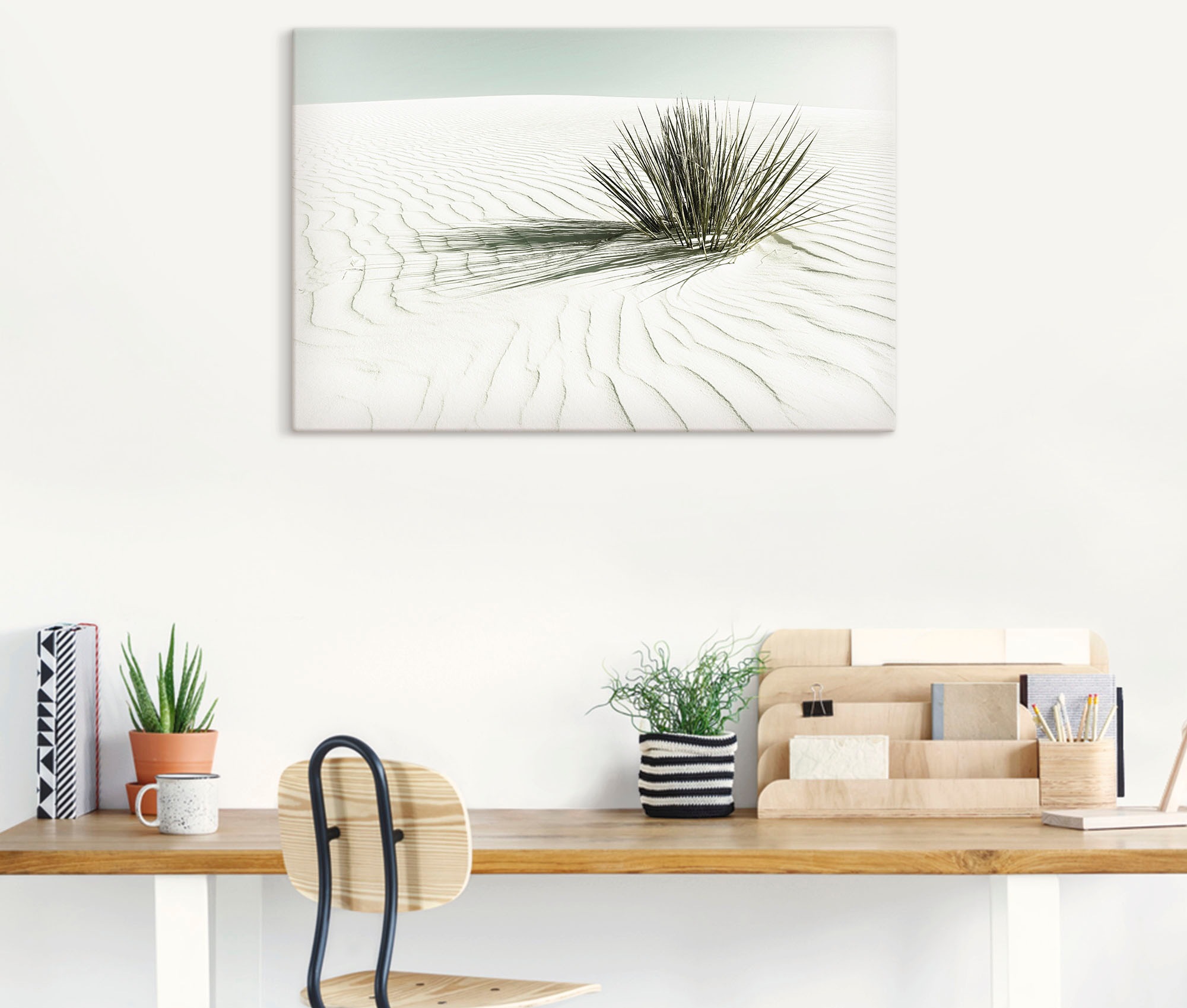 Artland Wandbild »Dünen, weißer Sand Vintage«, Strandbilder, (1 St.), als Alubild, Outdoorbild, Leinwandbild, Poster, Wandaufkleber