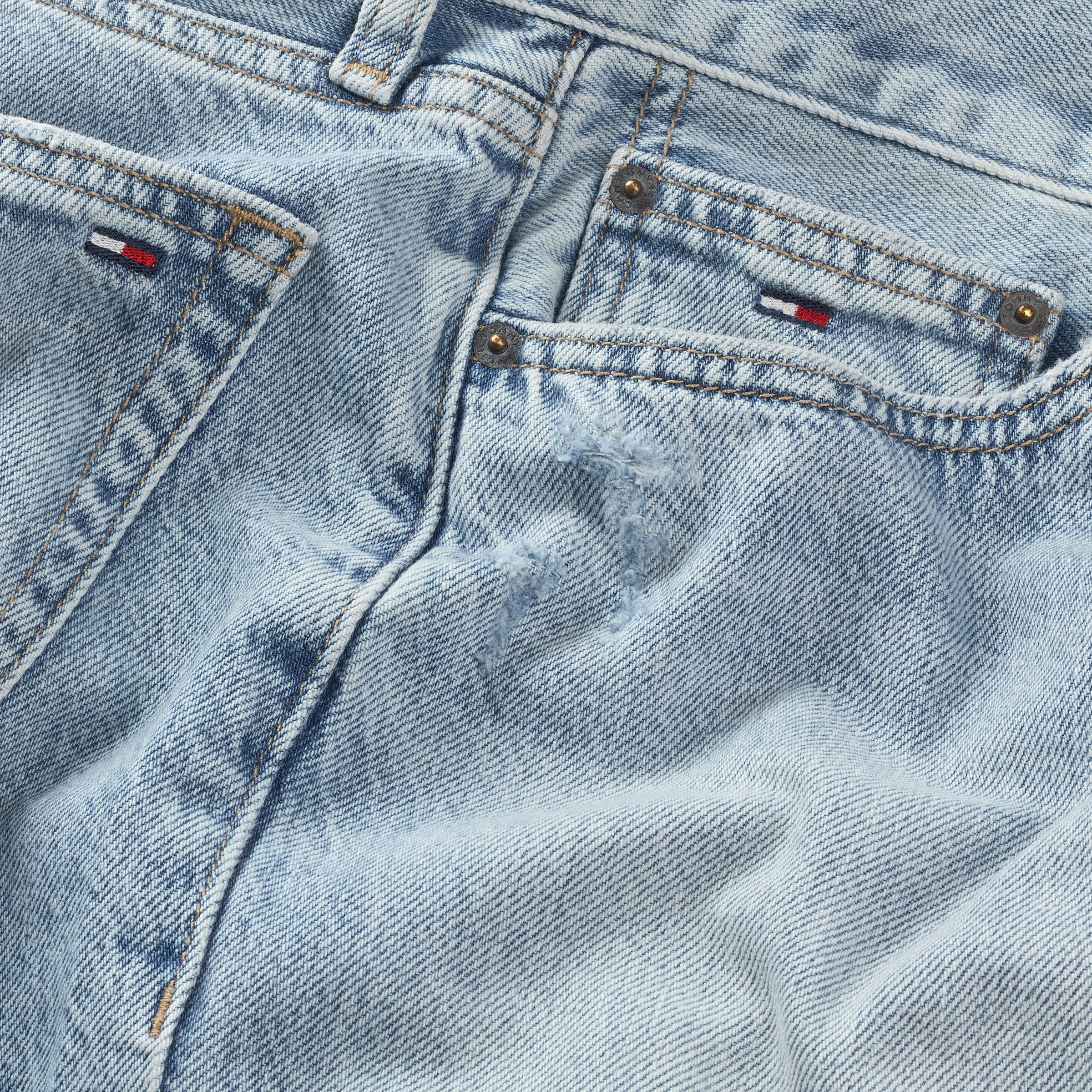 Tommy Jeans Jeansshorts »RYAN SHORT CBF«, Mit Gürtelschlaufen