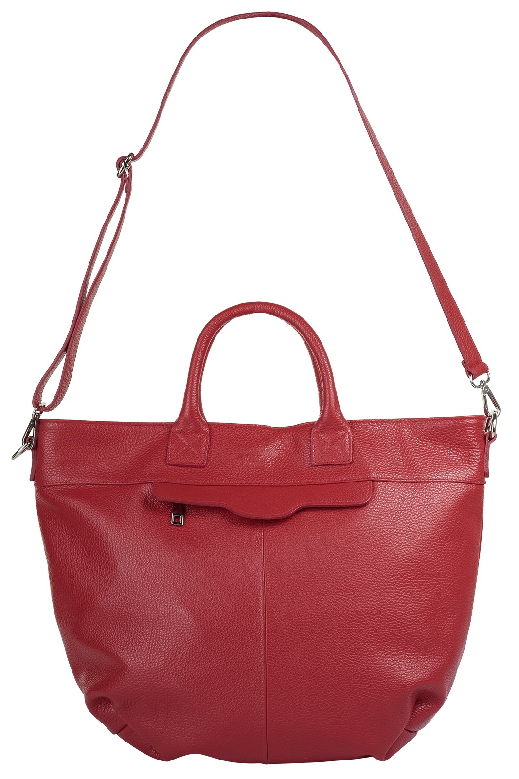 Samantha Look Henkeltasche, echt Leder, Made in Italy