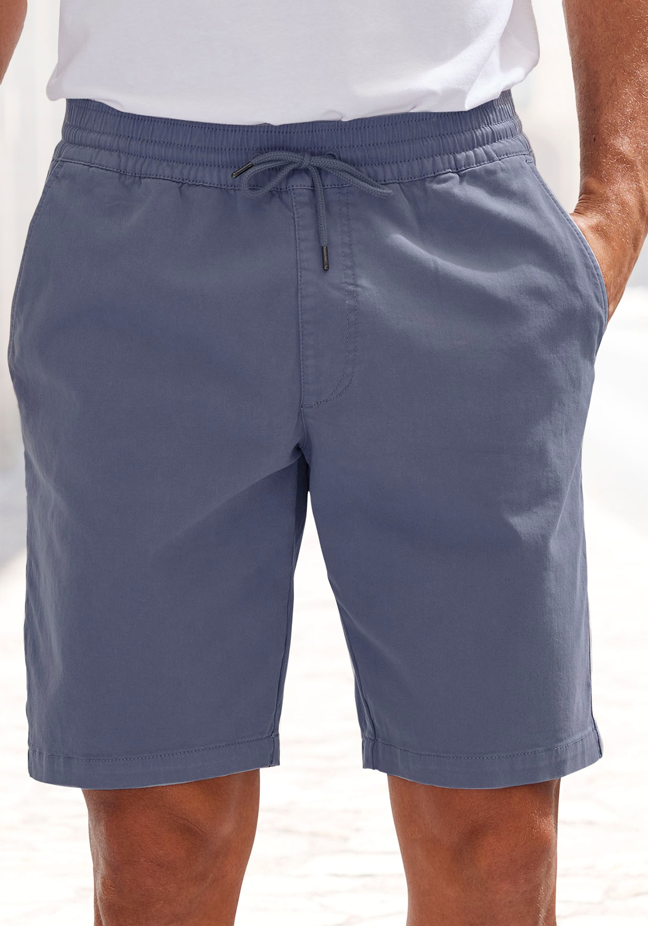 John Devin Shorts "Bermuda" kurze Hose aus elastischer Baumwoll-Qualität günstig online kaufen