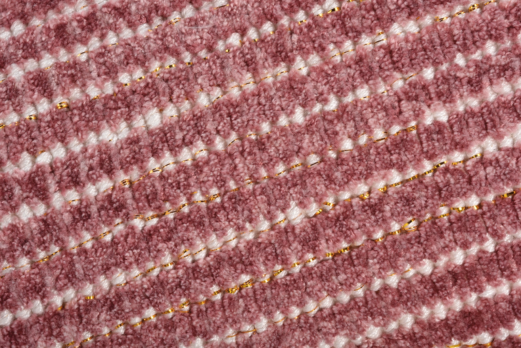 PAD Teppich »Glam« rechteckig 9 mm Höhe handgewebt, leichter Schimmer, gestreift, Wohnzimmer