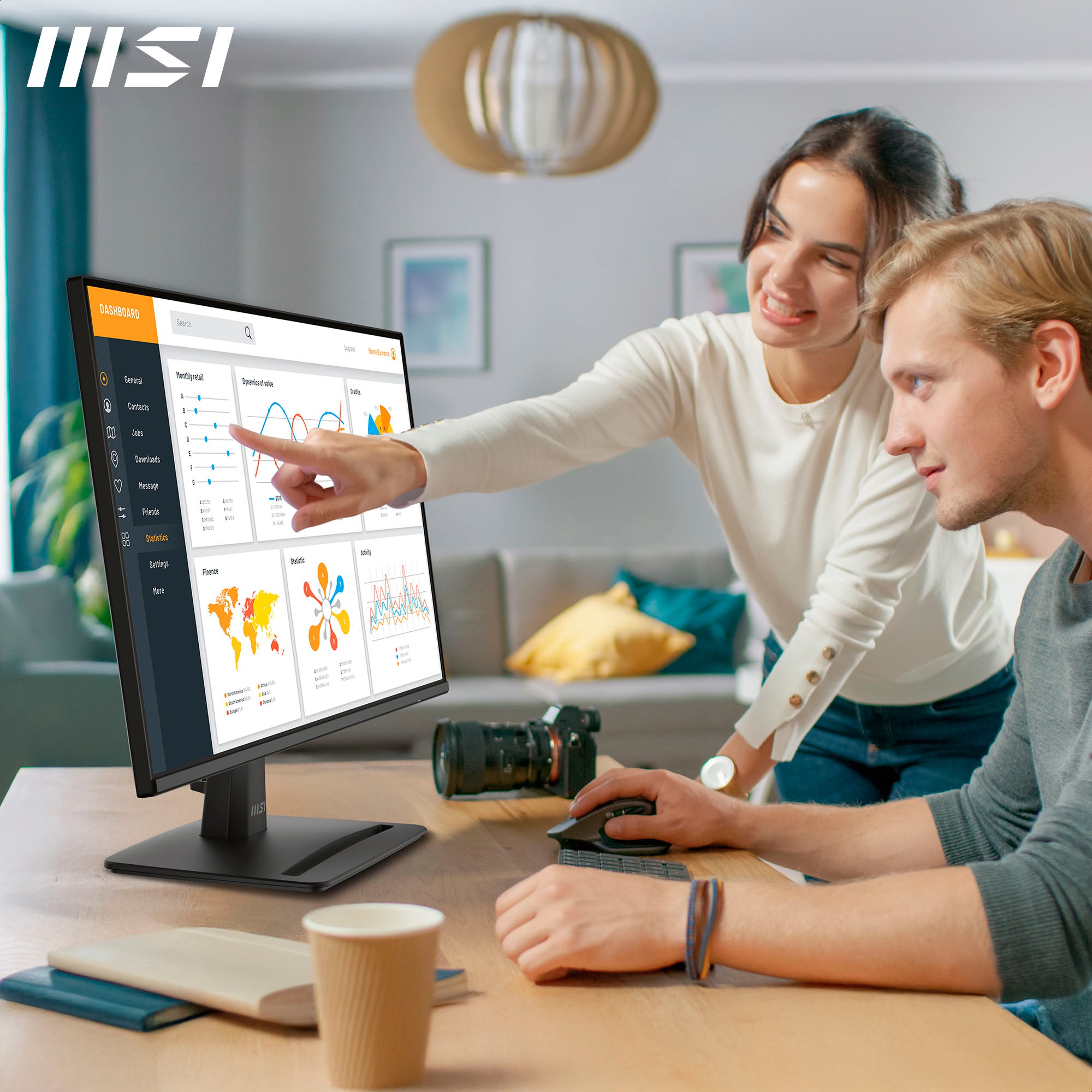 MSI LED-Monitor »PRO MP242 E14A« 61 cm/24 ″  1920 x 1080 px Full HD 1 Reaktionszeit 144 Hz