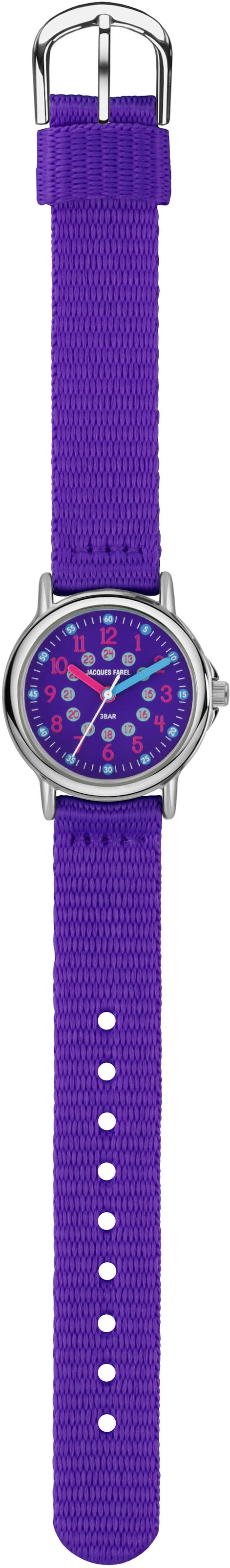Jacques Farel Quarzuhr »KCF 089«, Armbanduhr, Kinderuhr, Mädchenuhr, ideal auch als Geschenk