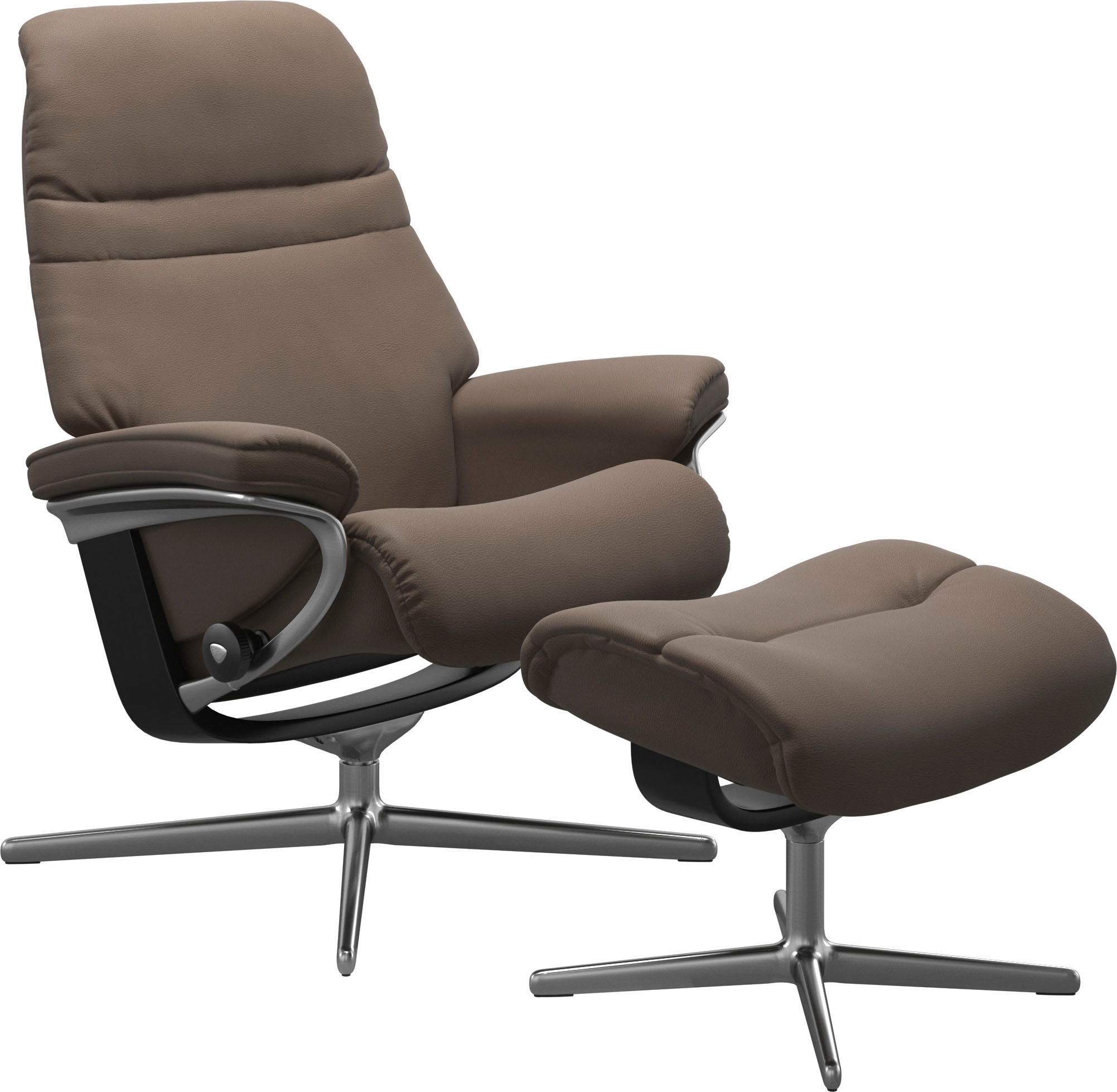 Stressless® Fußhocker »Sunrise«, mit Cross Base, Größe S, M & L, Holzakzent Schwarz