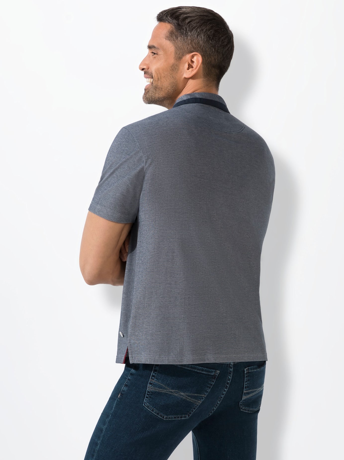 Marco Donati Poloshirt "Kurzarm-Poloshirt" 1 Stk. tlg. günstig online kaufen
