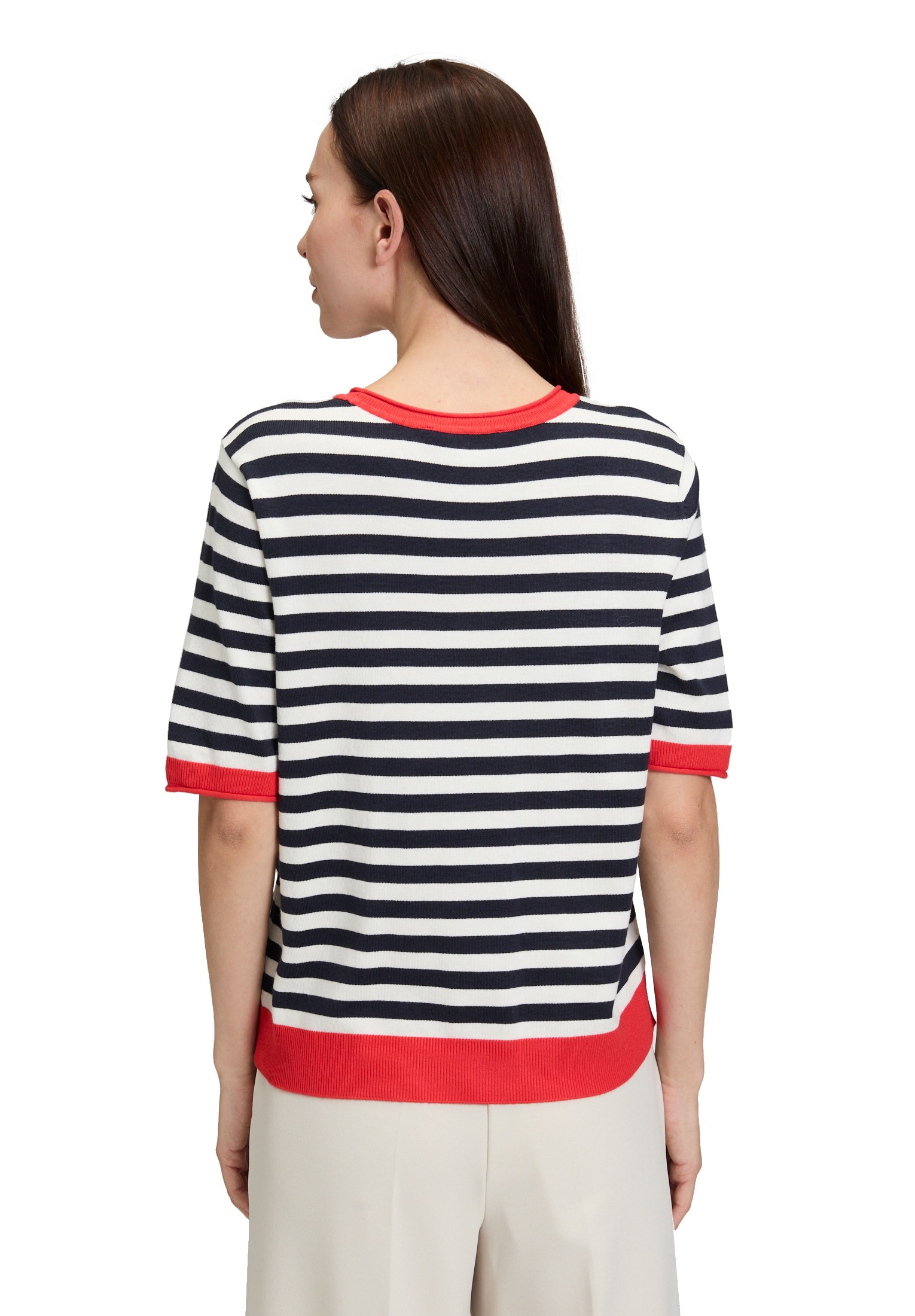 Betty Barclay Kurzarmshirt »Betty Barclay Damen Basic-Pullover mit Streifen«, (1 tlg.)