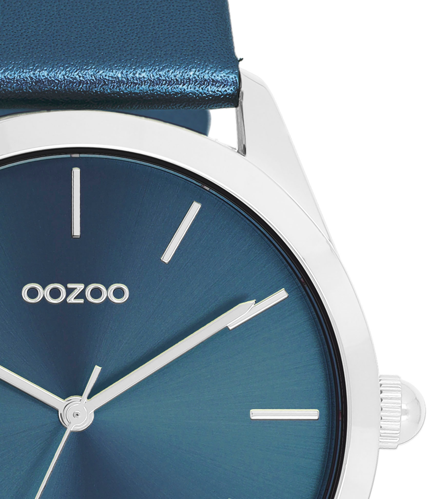 OOZOO Quarzuhr, Armbanduhr, Damenuhr, Herrenuhr, Lederarmband, analog