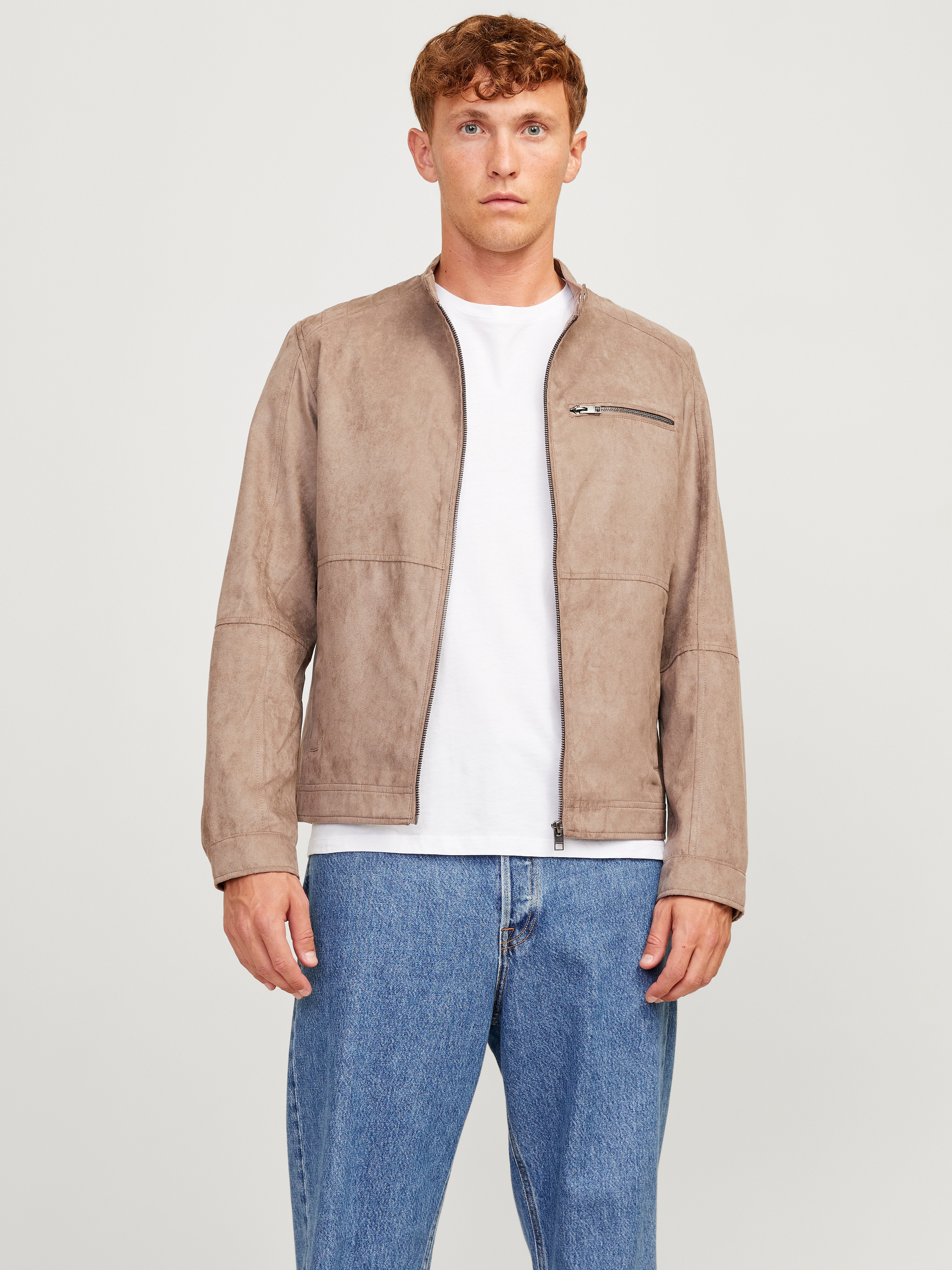 Jack & Jones Bikerjacke "JJEDYLAN mit wasserabweisender Funktion", ohne Kap günstig online kaufen