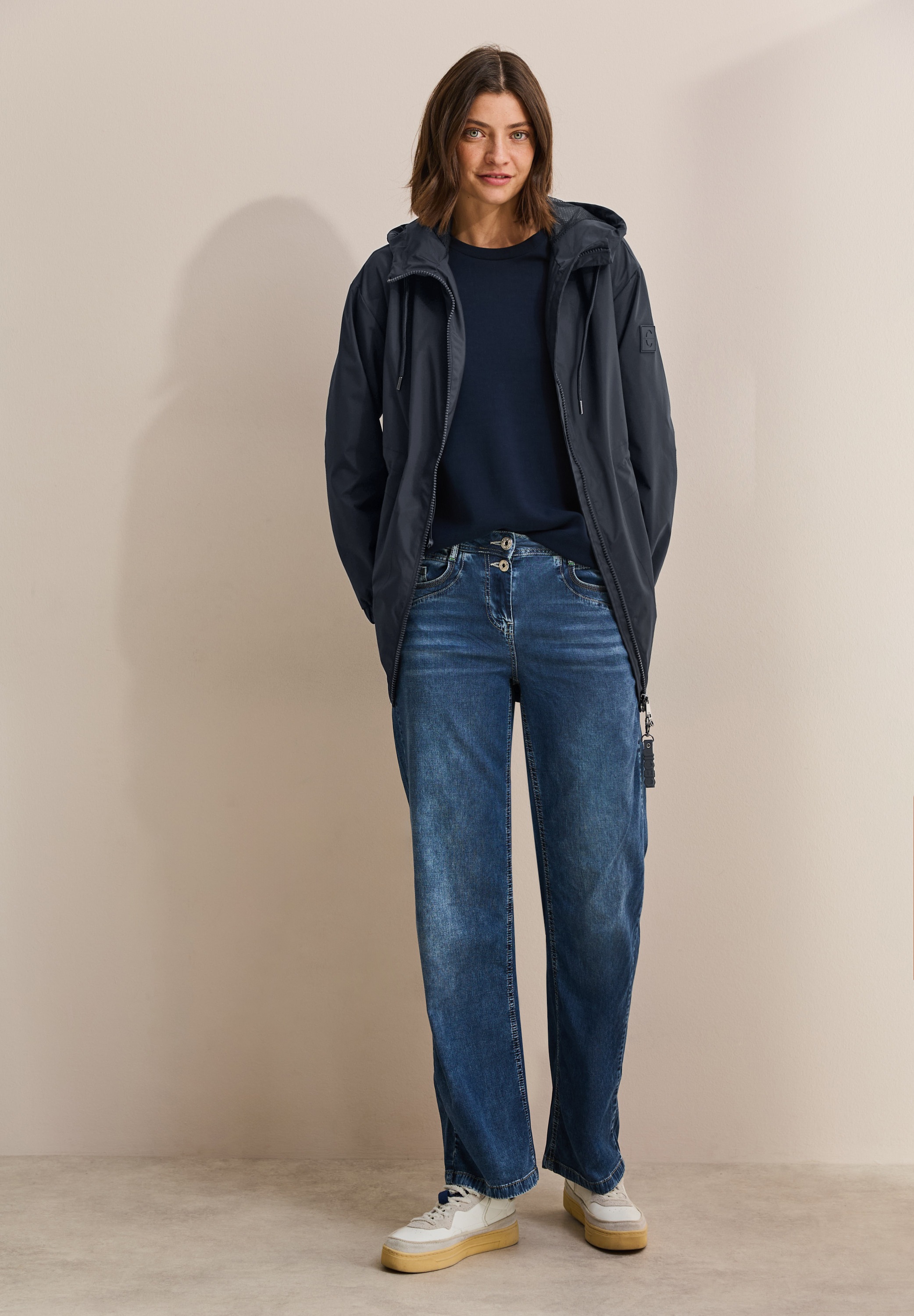 Cecil Outdoorjacke, mit Kapuze, mit Kapuze mit Tunnelzugband