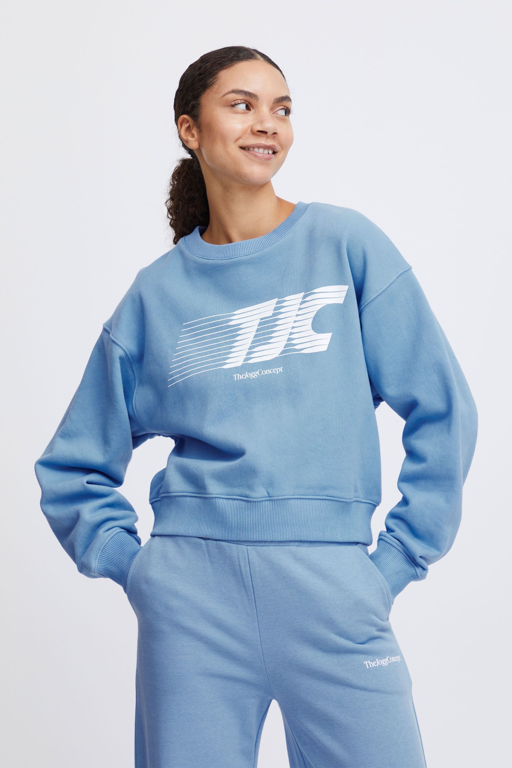 TheJoggConcept Rundhalspullover »Sweatshirt JKSaki«
