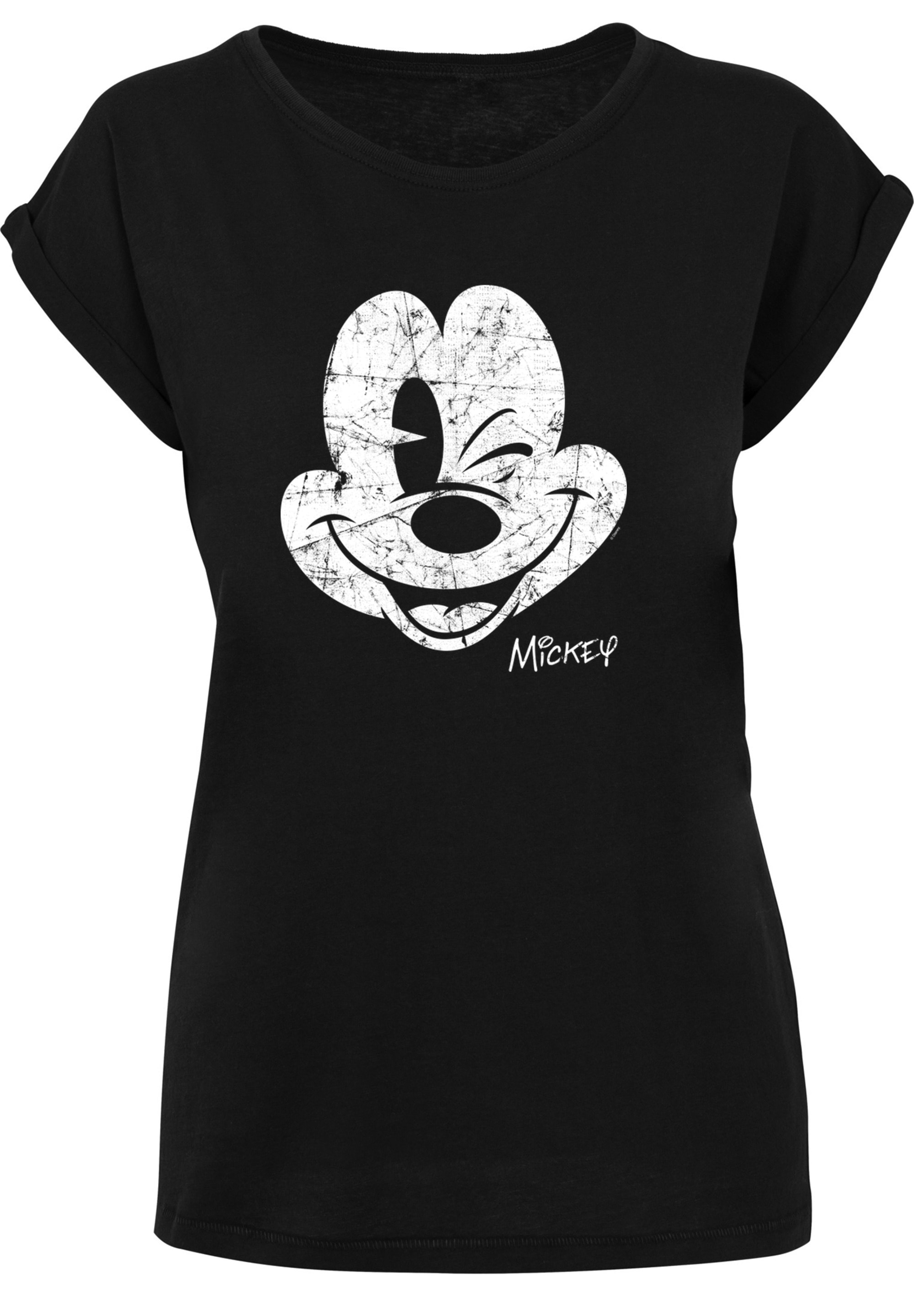 F4NT4STIC T-Shirt »Disney Micky BAUR | kaufen für Fit,Kurze Ärmel,Bedruckt Maus Merch,Regular- Damen,Premium Gesicht«