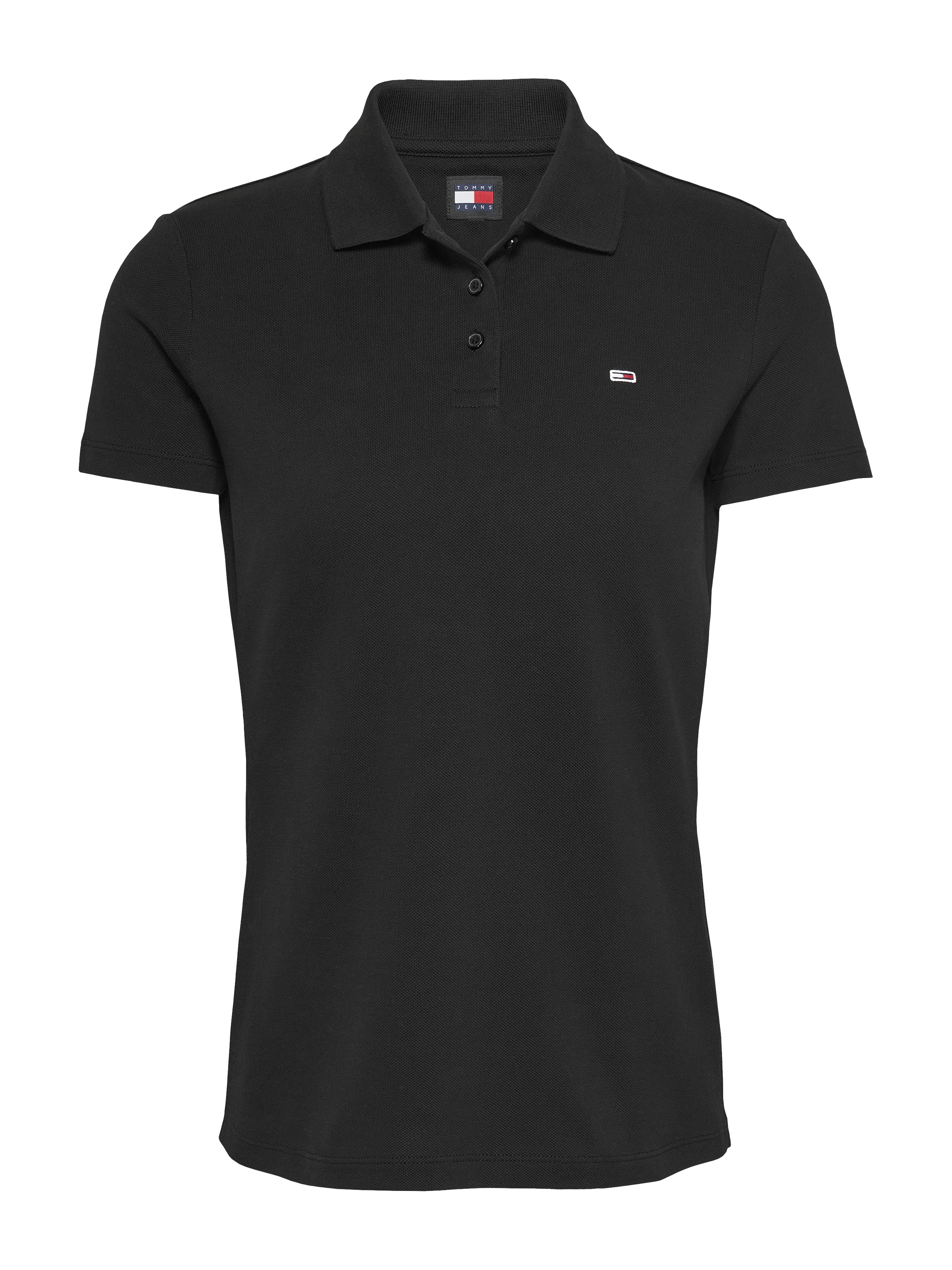 Tommy Jeans Poloshirt »TJW SLIM ESSENTIAL POLO SS«, mit Logostickerei