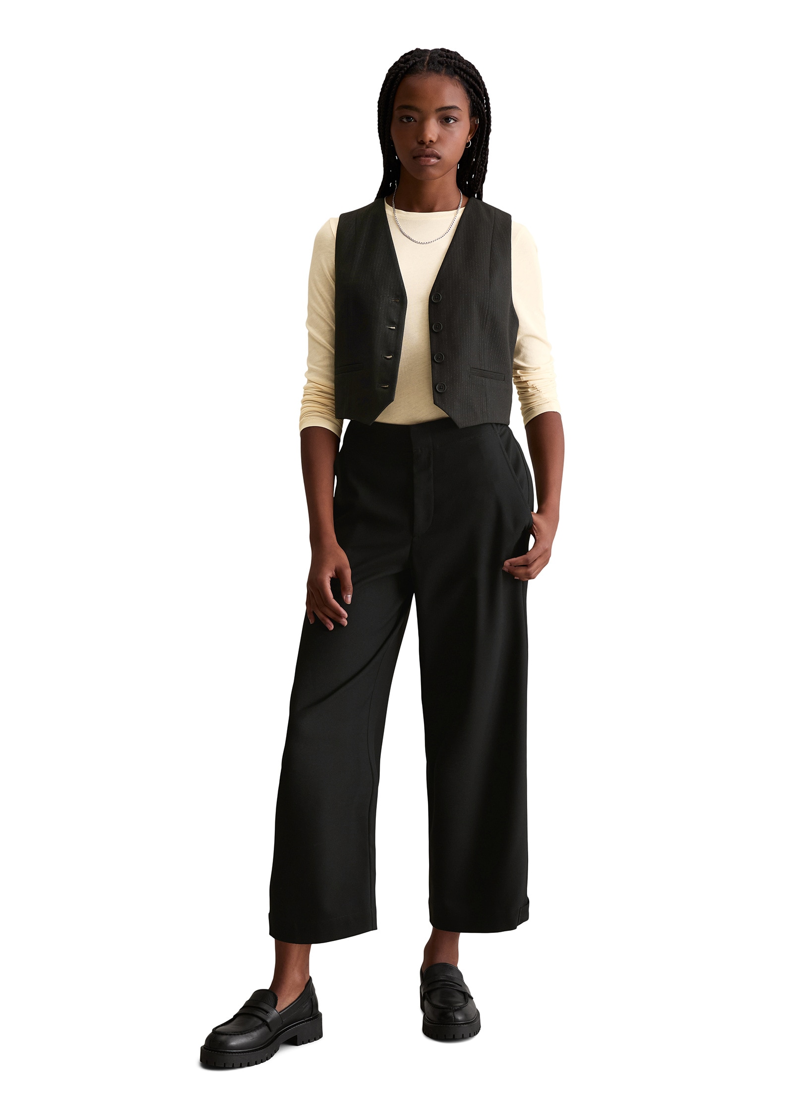 Marc O'Polo DENIM Chinohose »mit recyceltem Polyester und Vikose«