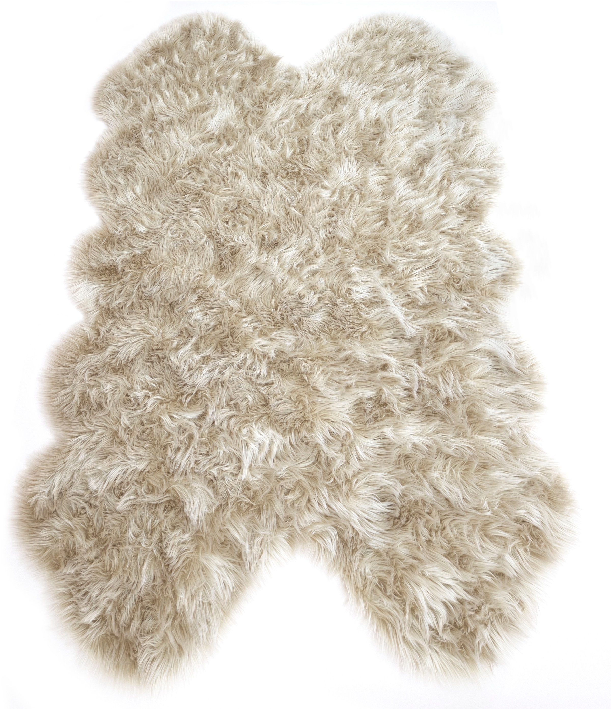 my home Fellteppich "Dena Teppiche, Fellform, waschbar" fellförmig 60 mm Hö günstig online kaufen