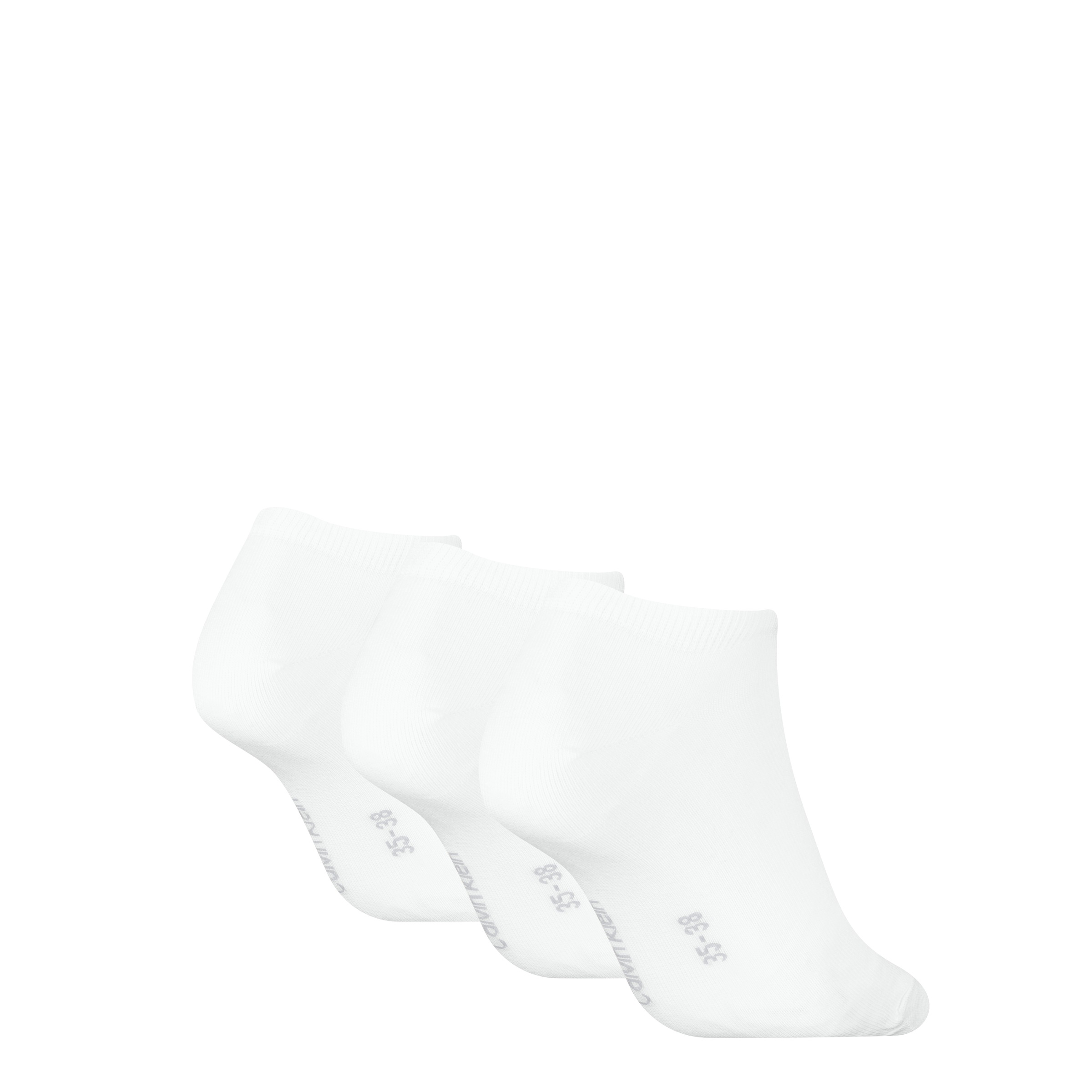 Calvin Klein Sneakersocken "CK WOMEN SNEAKER" 3 Paar, schmales Rippenbündch günstig online kaufen