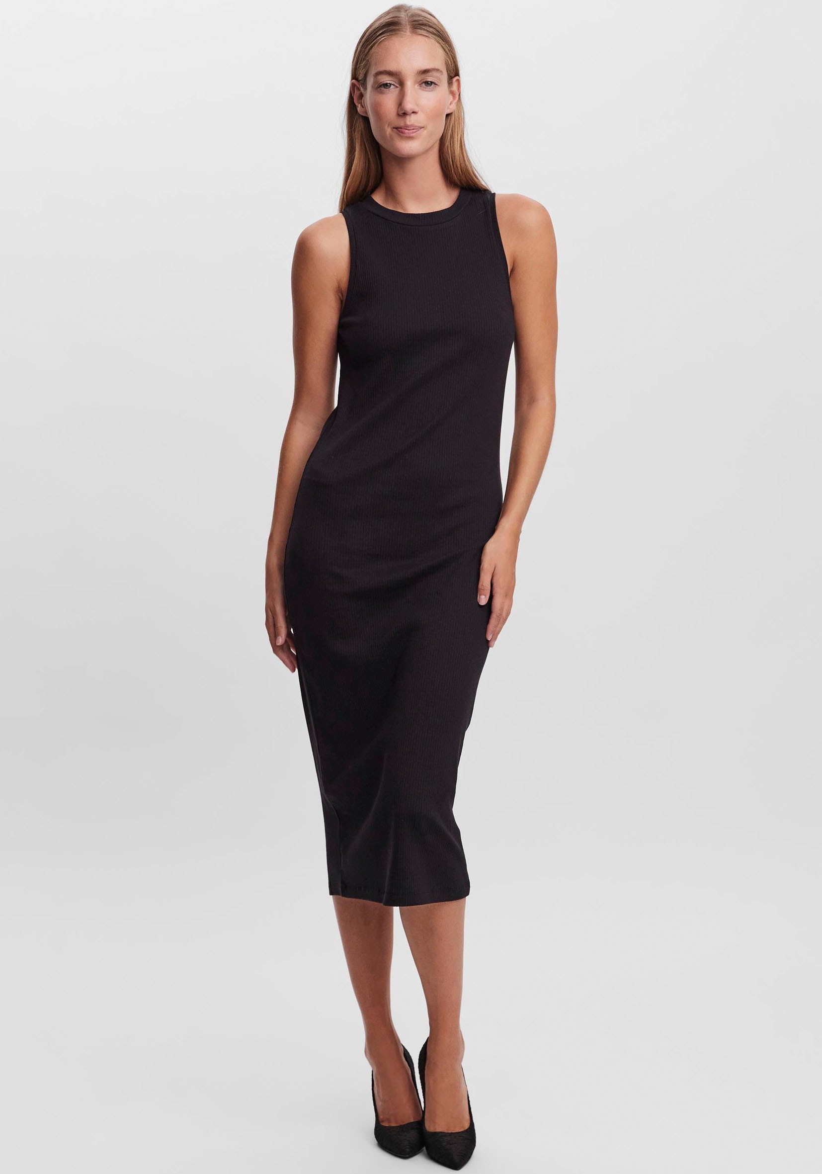 Vero Moda Maxikleid "VMLAVENDER SL CALF DRESS NOOS", Sommerkleid günstig online kaufen