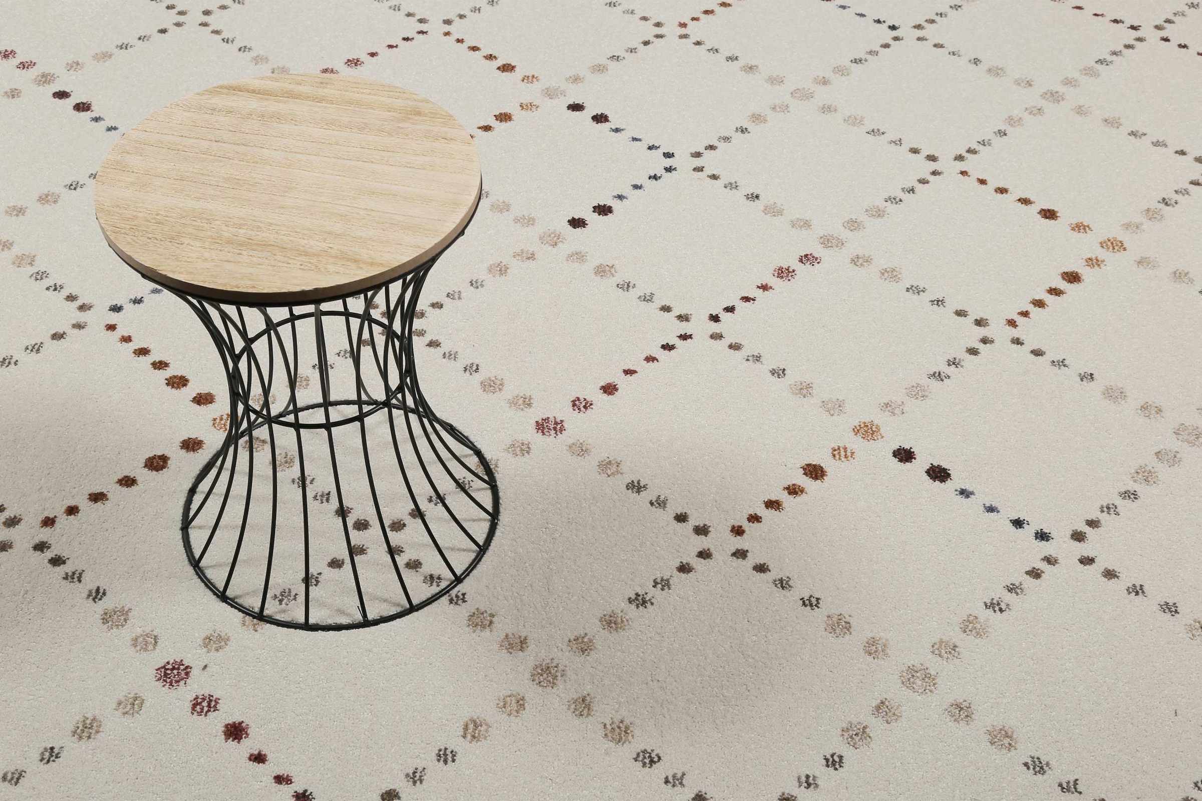 Esprit Teppich »Ina« quadratisch 12 mm Höhe Kurzflorteppich, gewebt, geometrisch, modern, Wohnzimmer, streifen