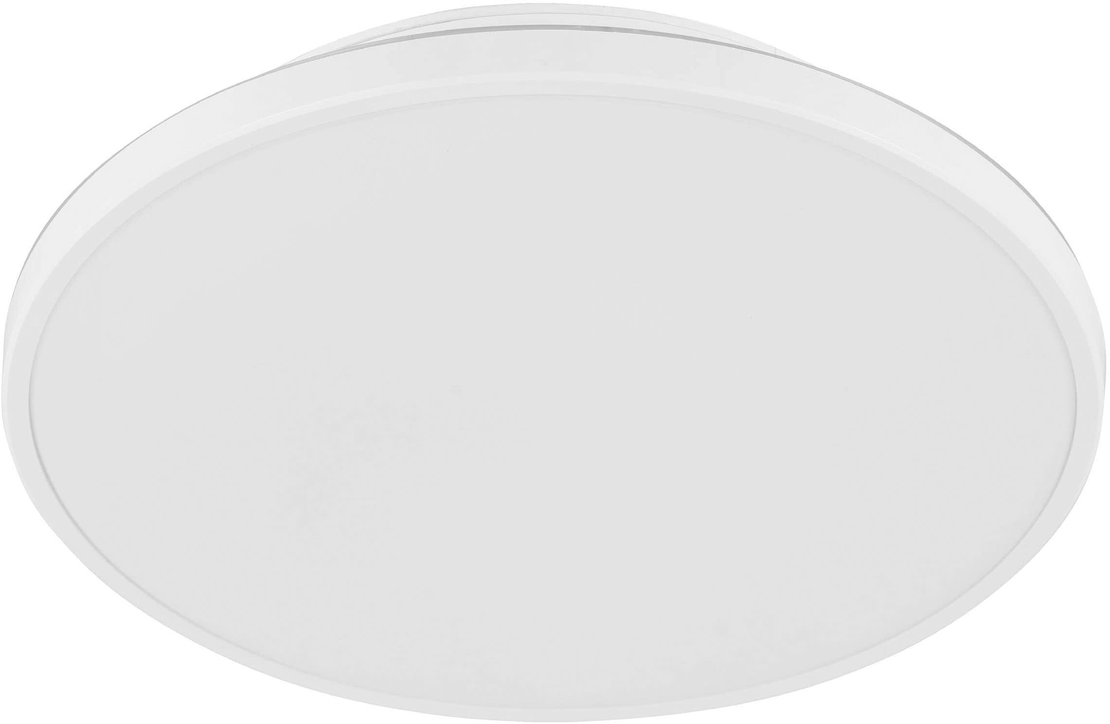 EGLO Aufbauleuchte »Crespillo, Aufbaulampe, Deckenlampe aus Stahl und Kunststoff, Lampe« LED-Modul 1 Stk. Neutralweiß Aufbauleuchte, Deckenlampe, LED Aufbaulampe, Lampe  Decke, Ø 24 cm