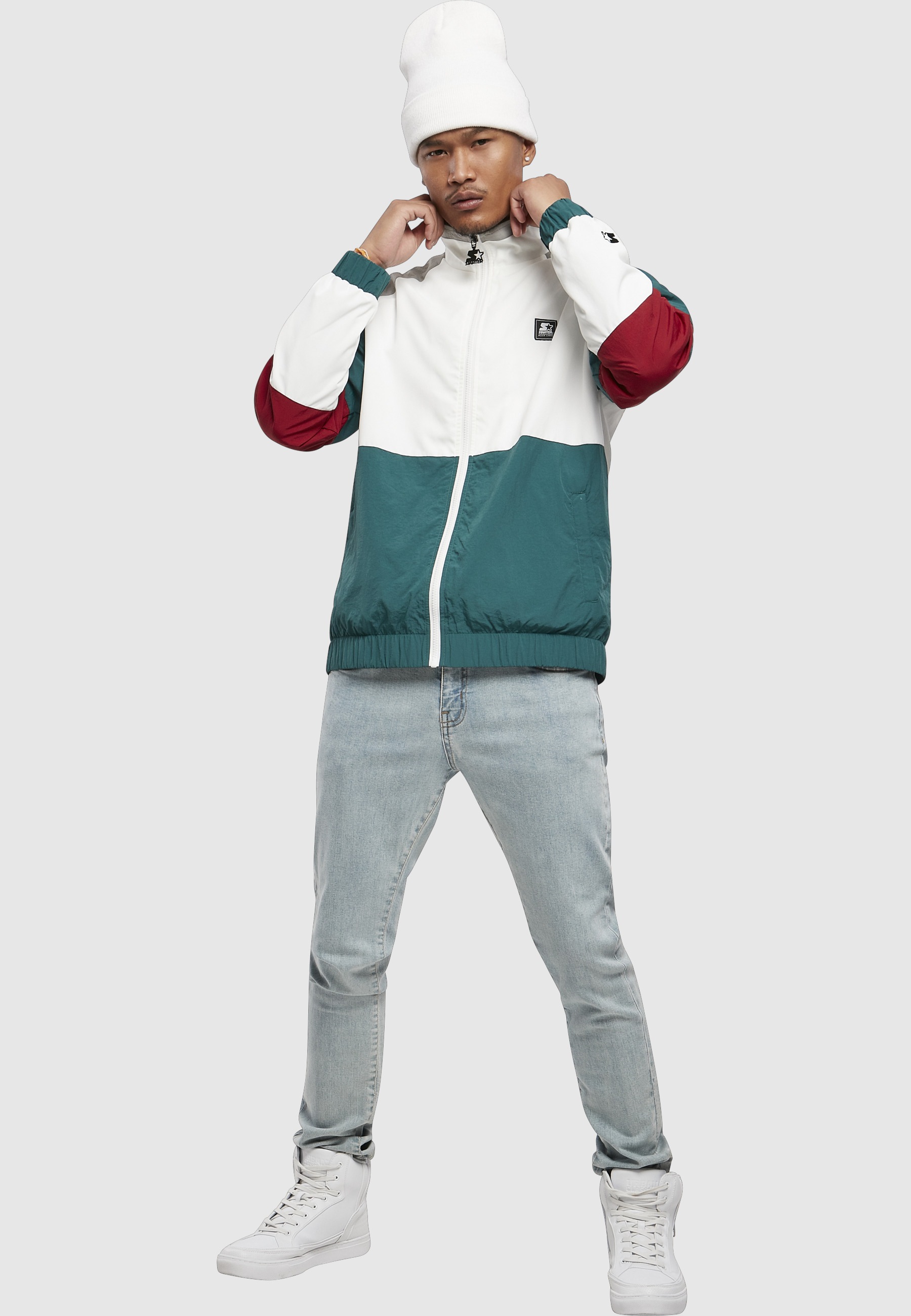 Starter Black Label Funktionsmantel »Starter Black Label Herren Starter Color Block Retro Jacket«