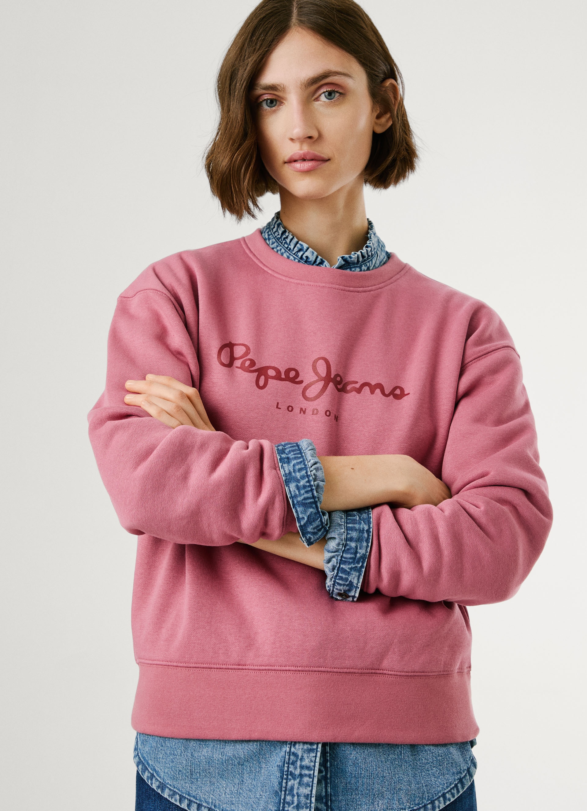 Pepe Jeans Sweatshirt »BADDY«, mit Rundhalsausschnitt