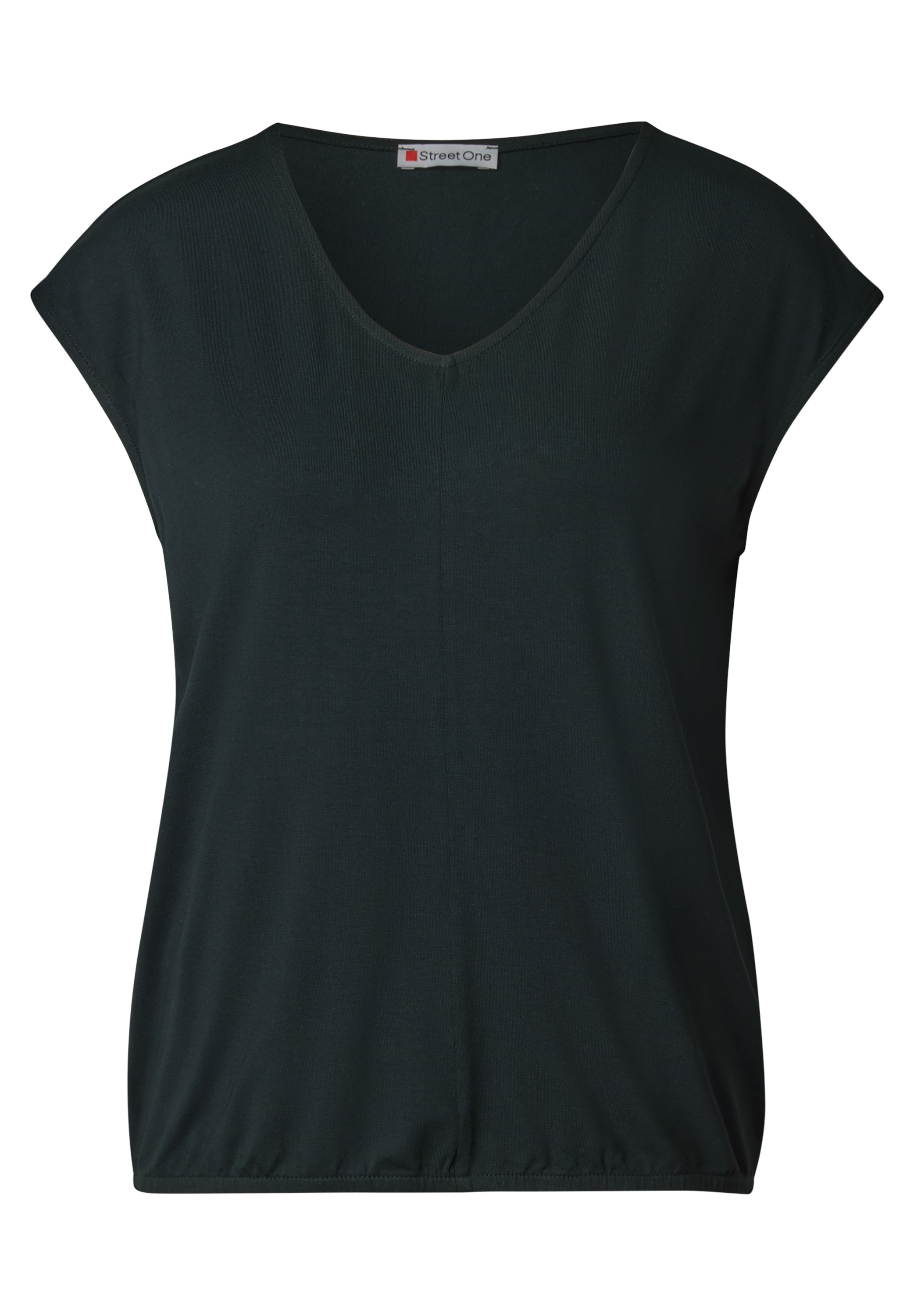 STREET ONE T-Shirt, bestehend aus einem Materialmix