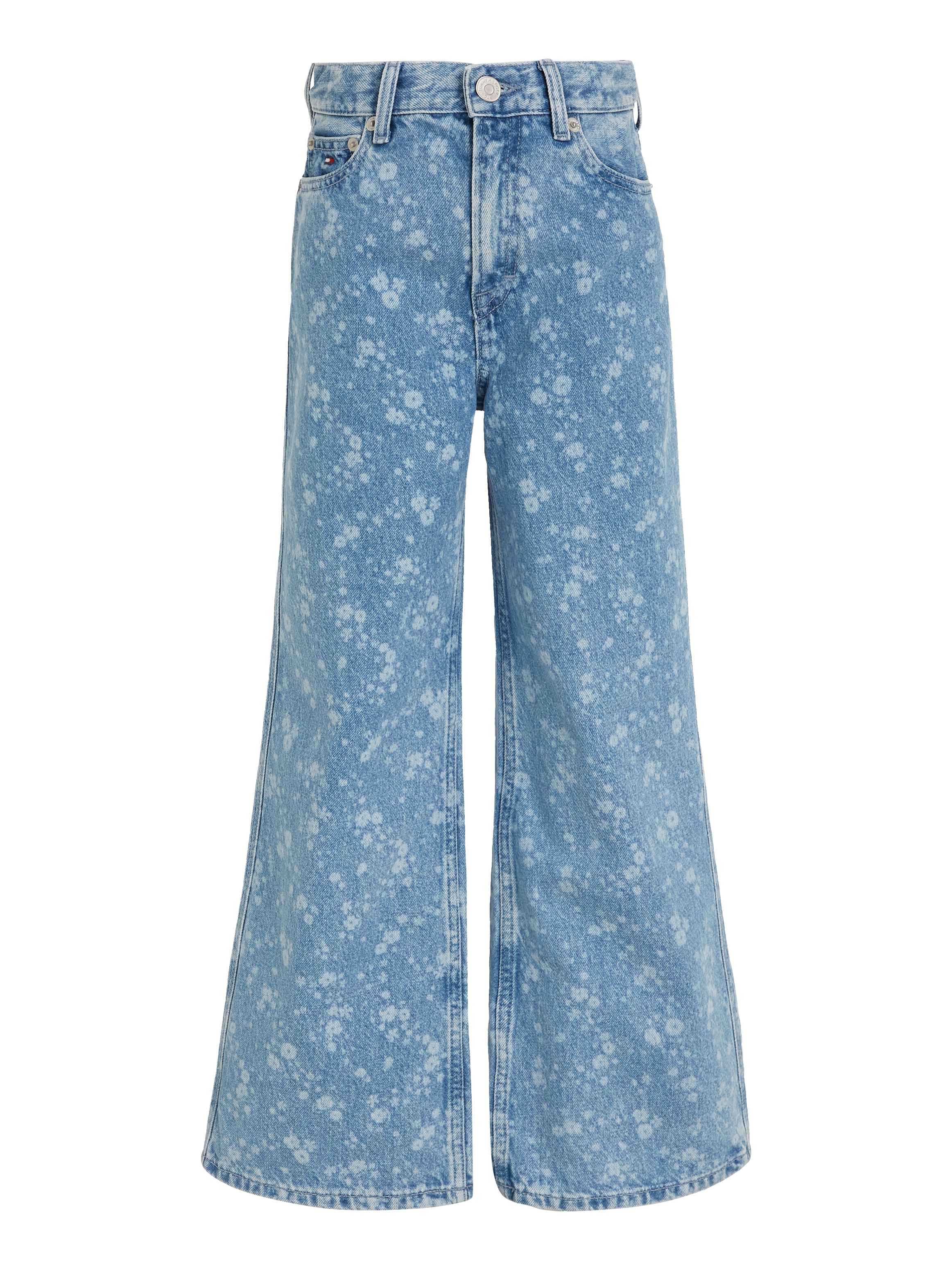 Tommy Hilfiger Straight-Jeans »MABEL FLOWER DENIM«, Kinder bis 16 Jahre im 5-Pocket-Style