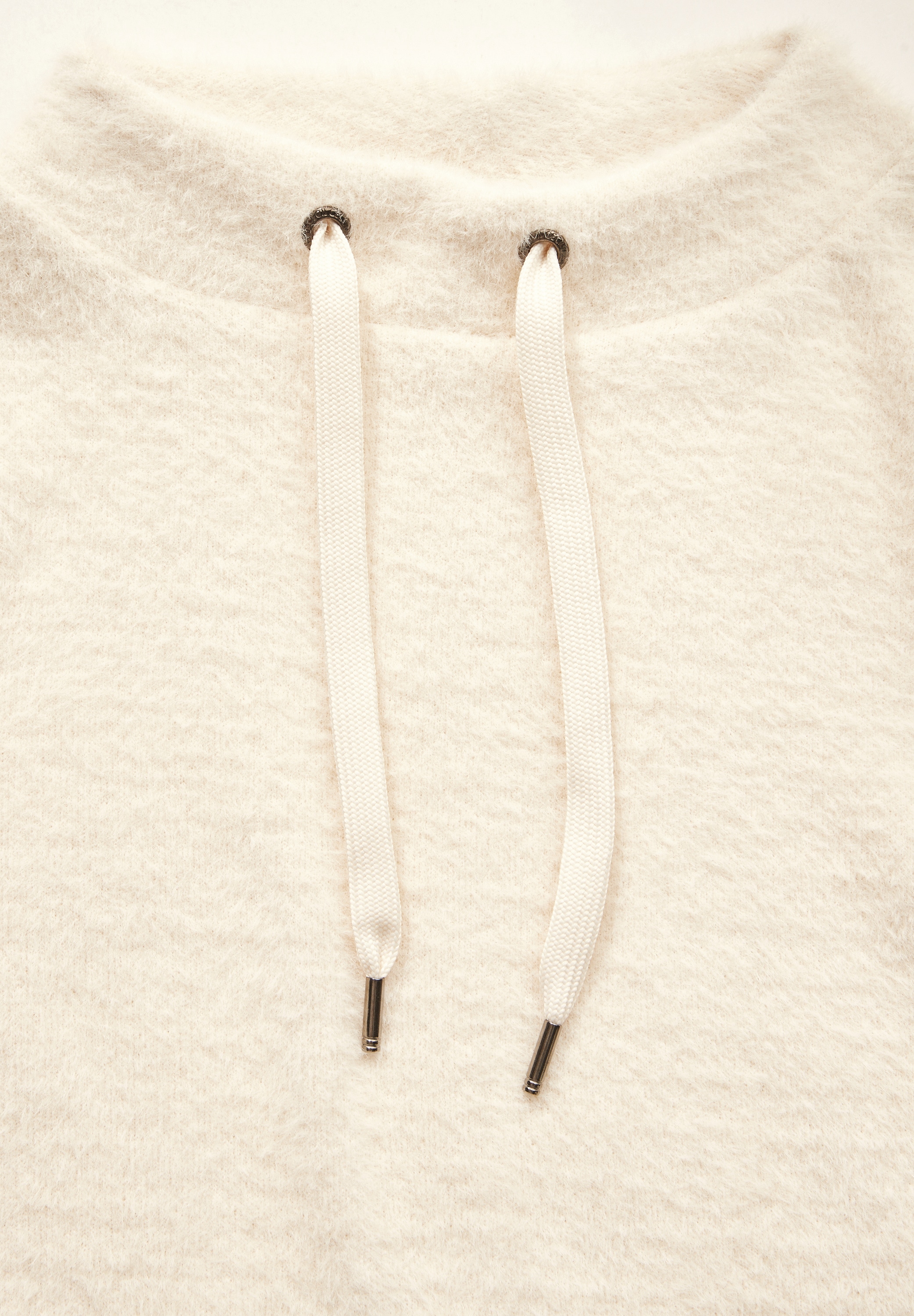 Cecil Langarmshirt, im angenehmen Materialmix