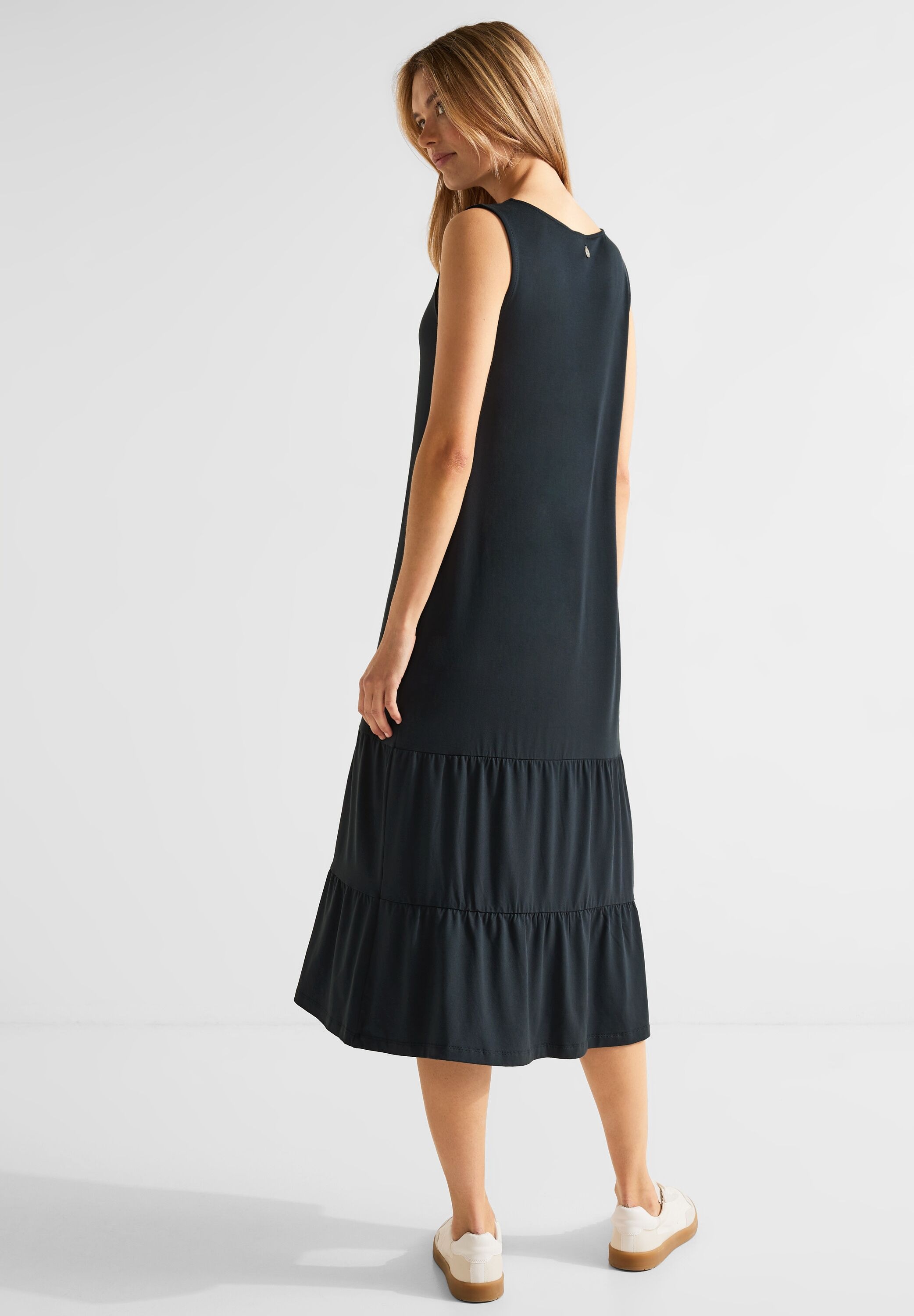 STREET ONE Jerseykleid, in Unifarbe