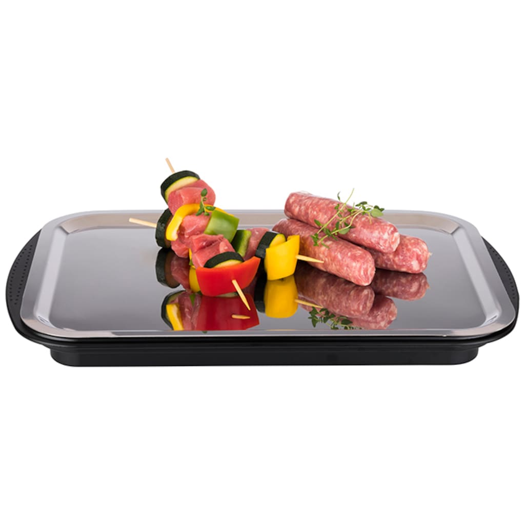 APS Buffet-Vitrine »Thermo Tablett«, (Set, 1 tlg.), mit Haube, 43x29 cm, inkl. Kühlakkus