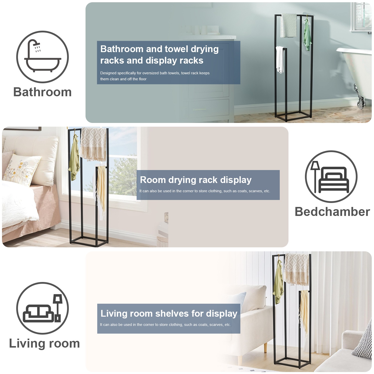 Thumbnail - welltime Handtuchhalter "James"