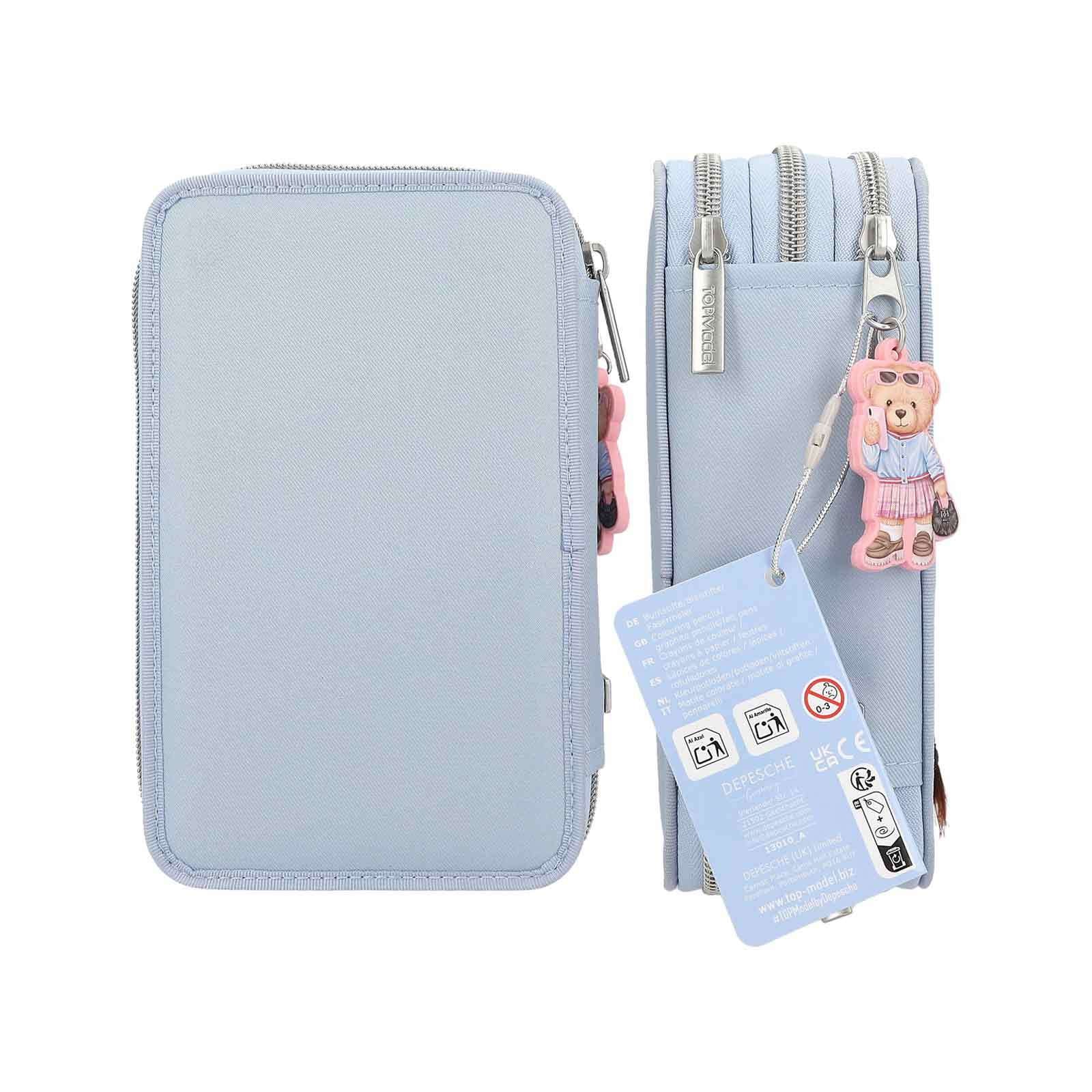 Depesche Buntstift »3-Fach Federtasche TEAM TEDDY TOPModel 20 x 13 x 7,5 cm bunt«