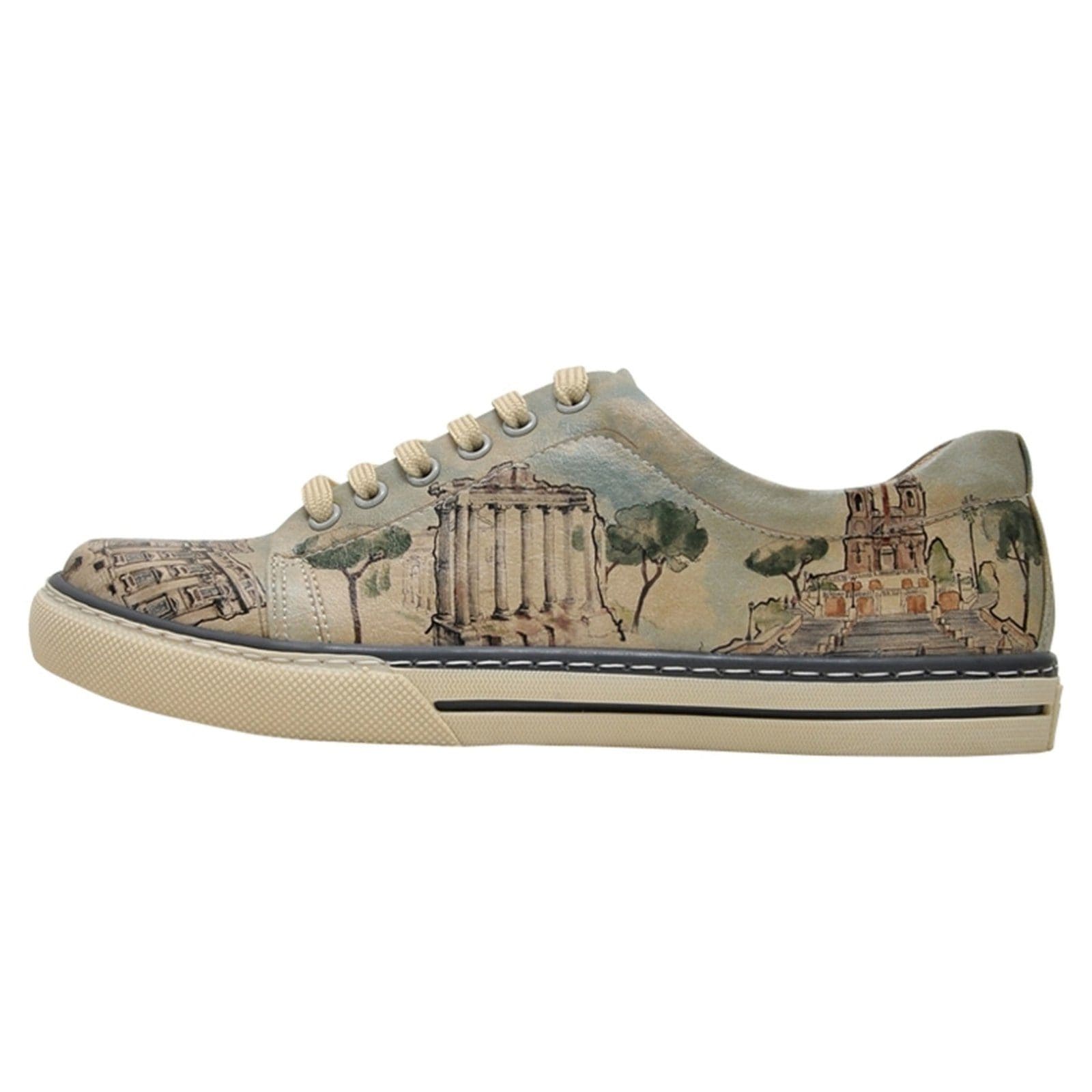 DOGO Sneaker "Damen Sneaker All Roads Lead to Rome Vegan Damen Sneaker /", günstig online kaufen