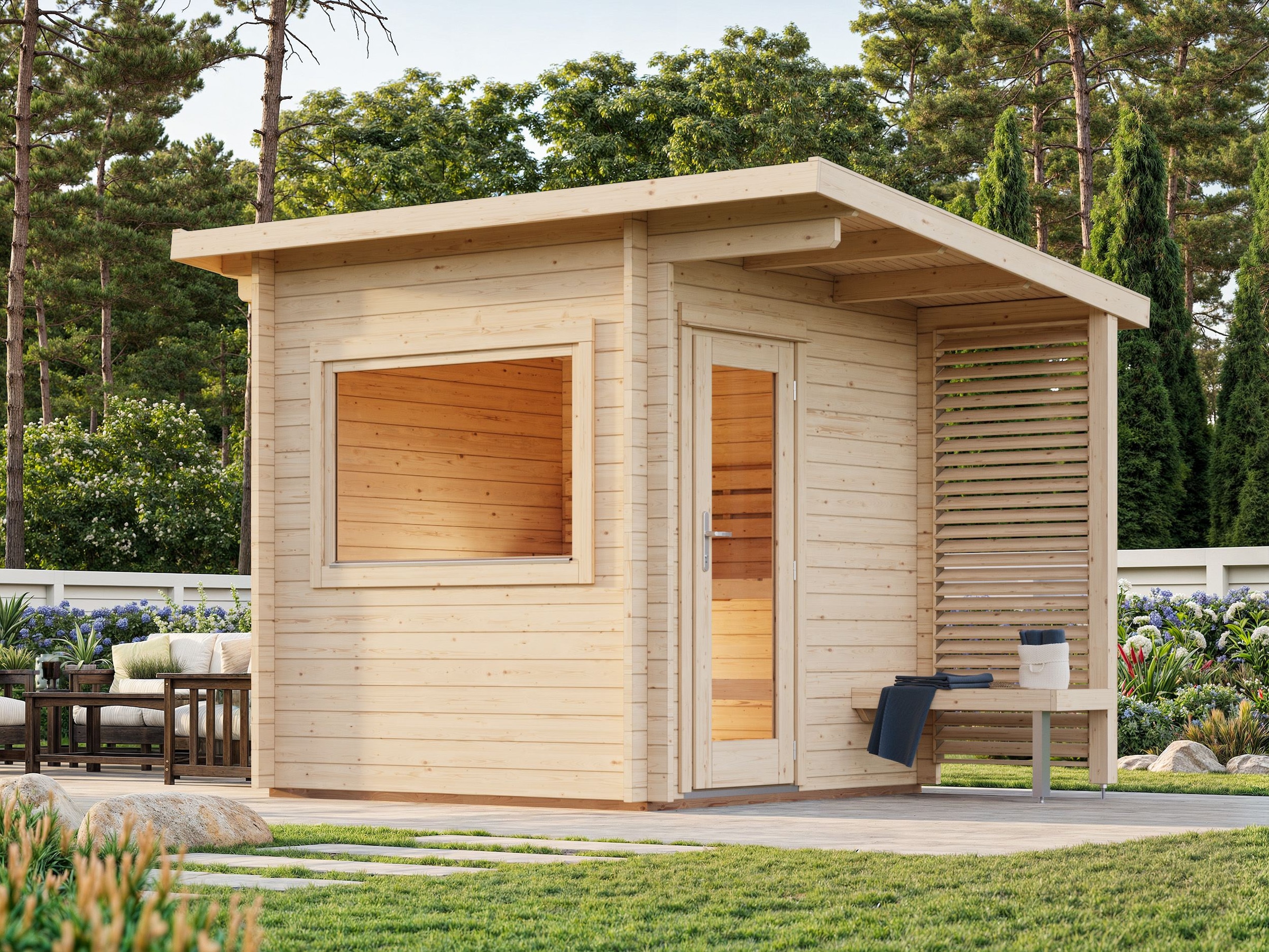 Palmako Sauna »Sanna 4,1 m²«