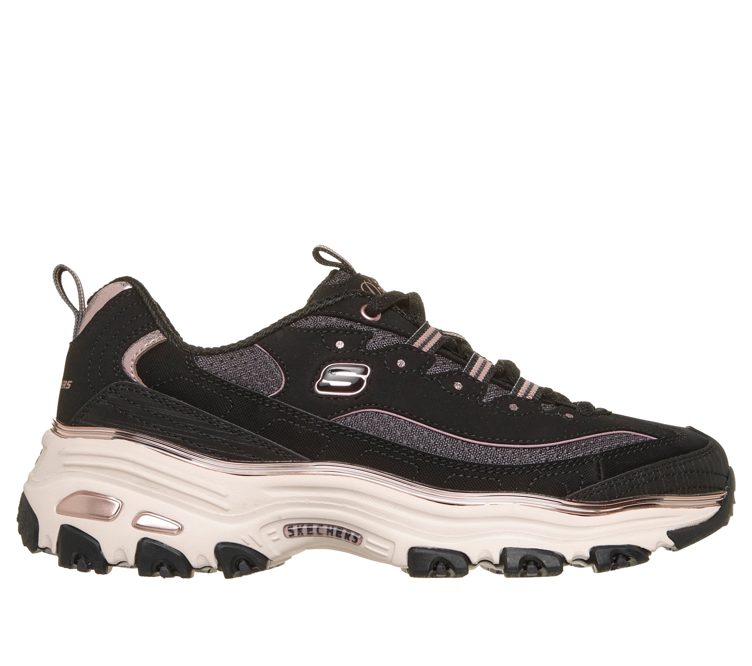 Skechers Sneaker »D'LITES-«  Schnürschuh, Freizeitsneaker mit Glitzerdetails
