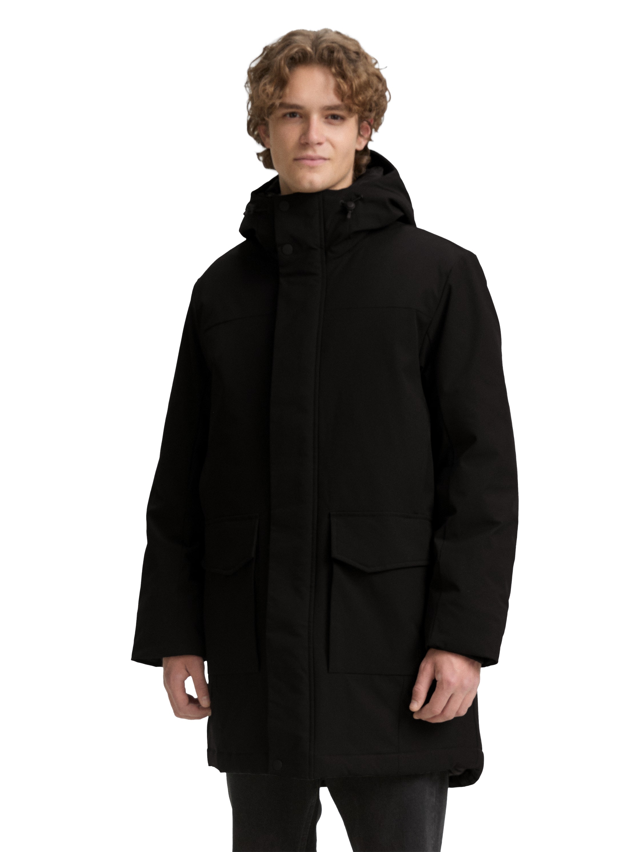 TOM TAILOR Denim Parka mit Kapuze mit wasserabweisender Funktion günstig online kaufen