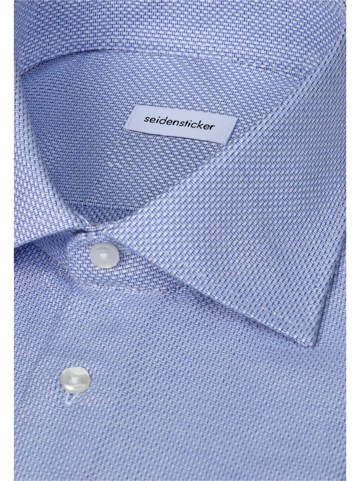 seidensticker Businesshemd »Schwarze Rose« Slim 1/1 Kentkragen Struktur