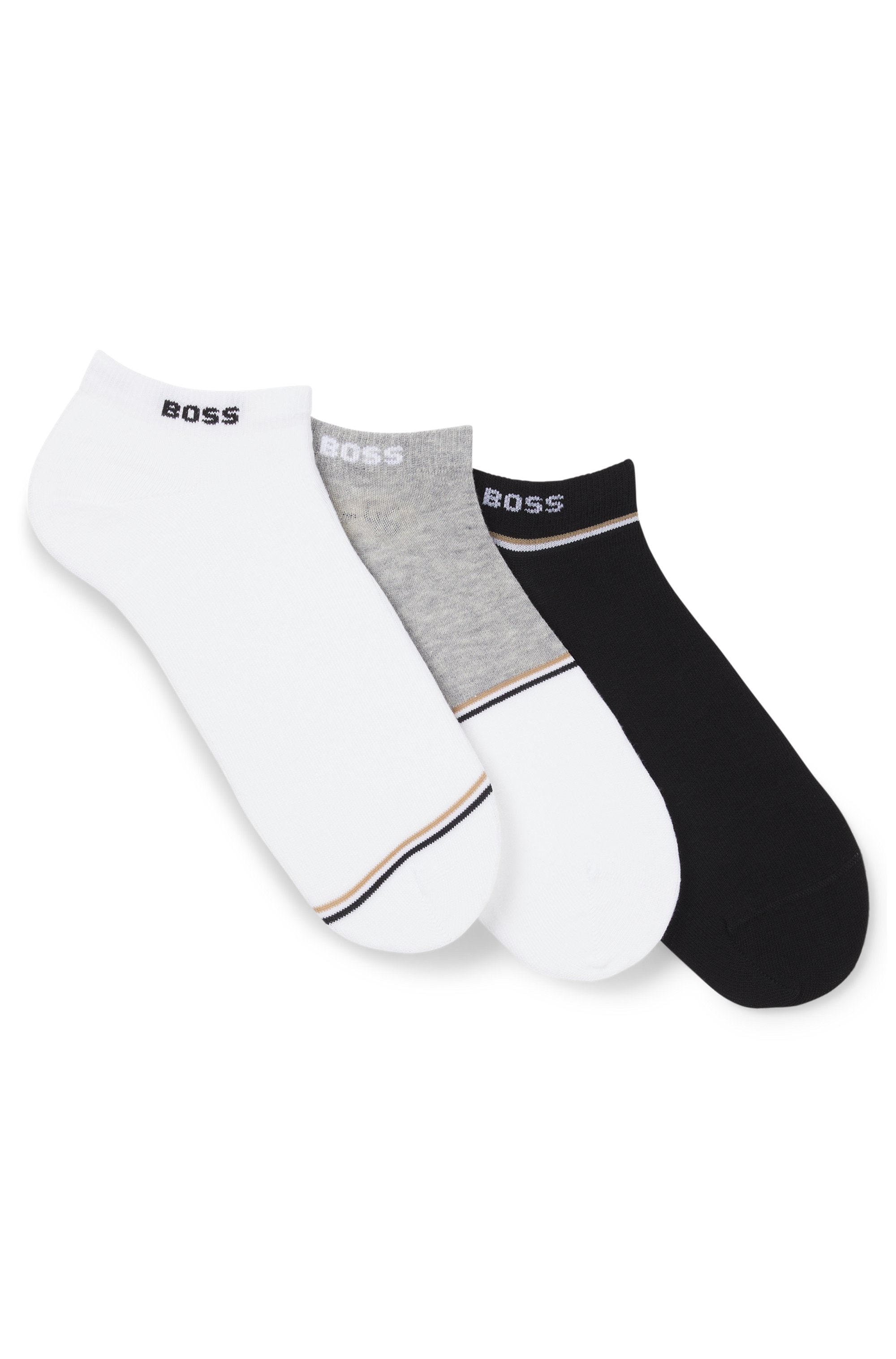 BOSS Freizeitsocken "3P AS Colorblock", (Packung, 3 Paar), Mit BOSS Logosch günstig online kaufen
