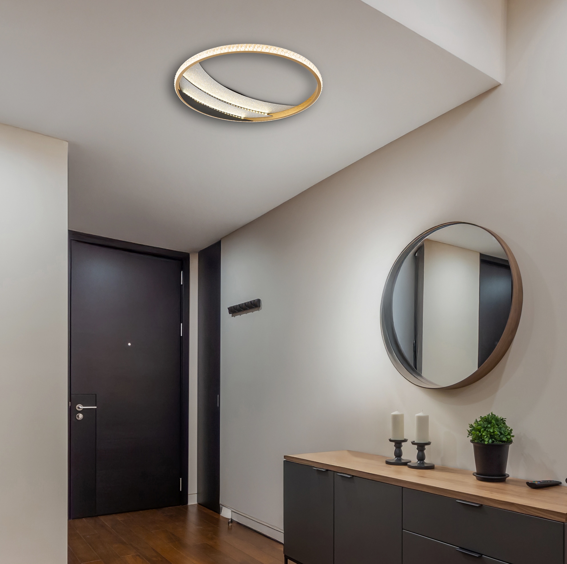 GLOBO LIGHTING Deckenleuchte »CONSTANCE« LED-Modul 1 Stk. LED Deckenleuchte für Wohn- & Schlafzimmer modern