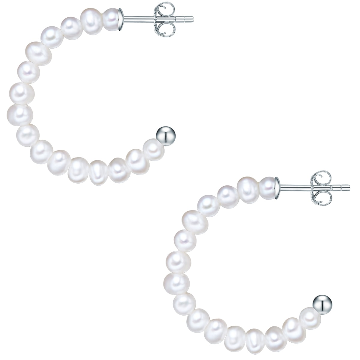 Valero Pearls Paar Creolen »Set: VP757« für Damen