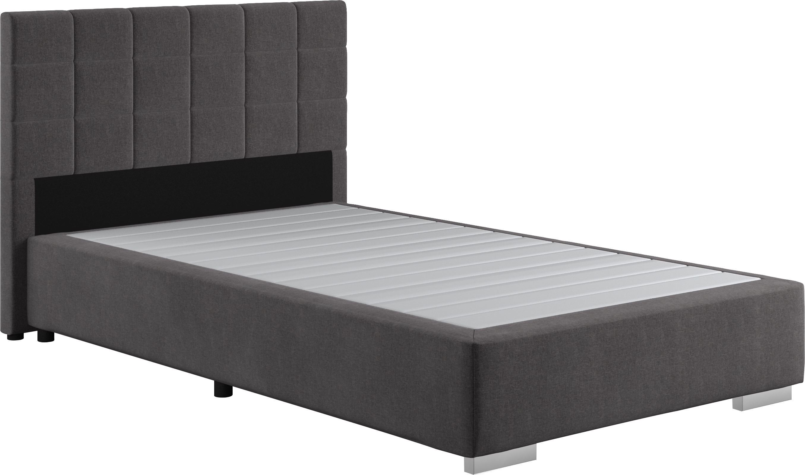 COTTA Boxspringbett "Simba in verschiedenen Farben und Breiten erhältlich, ohne Matratze" im Bezugsstoff: Karo