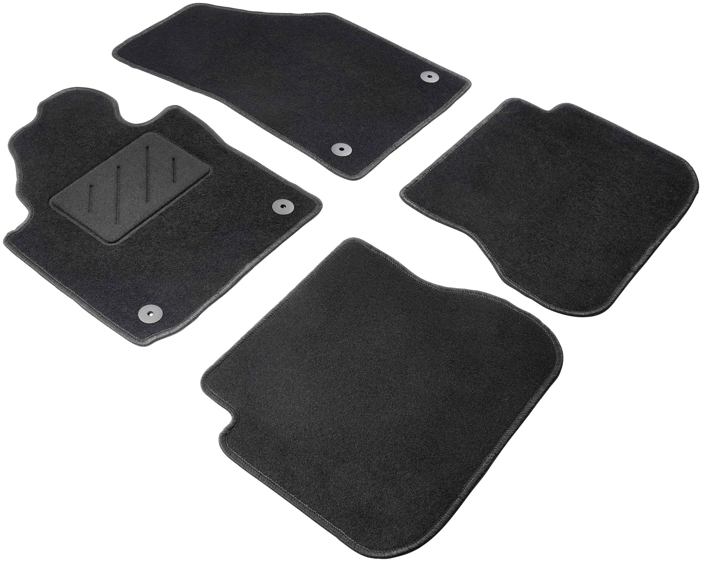 WALSER Passform-Fußmatten »Standard«, III 03/2004-05/2015, für bestellen BAUR VW Caddy (2 2-Sitzer online | vorne St.)