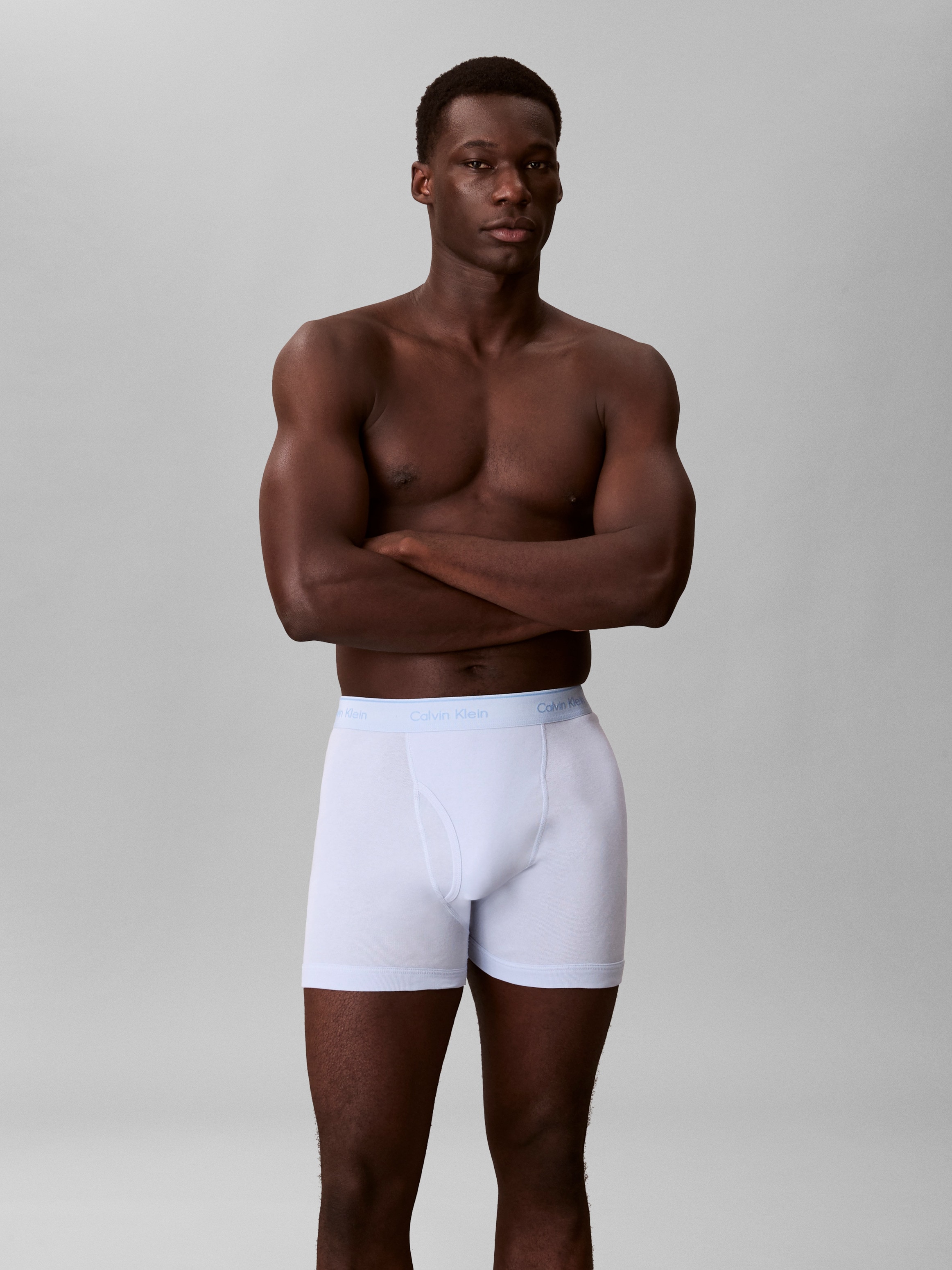 Calvin Klein Underwear Boxer »BOXER BRIEF 3PK« Packung, 3er-Pack,  mit Logo-Elastikbund (3 Stück)