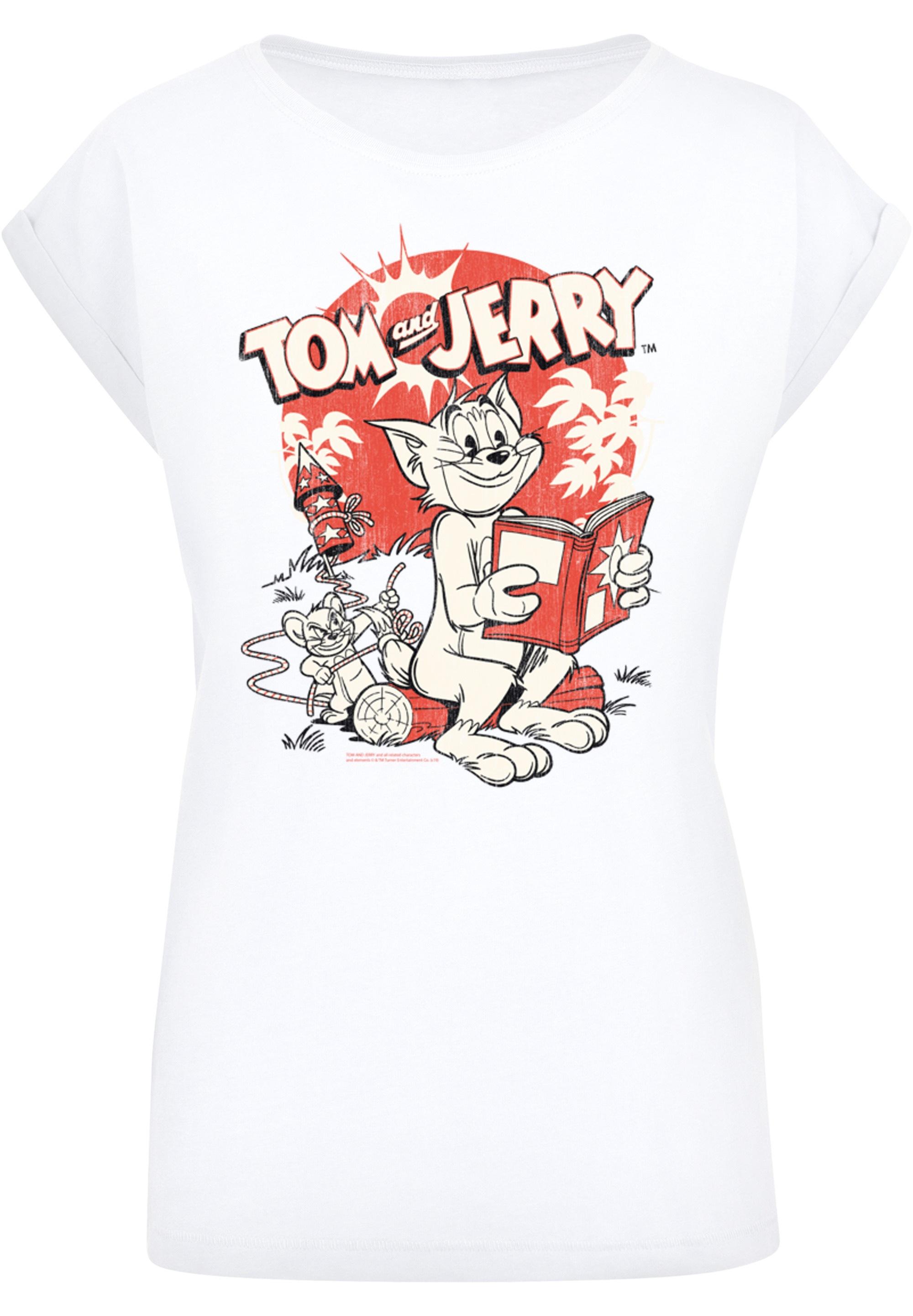 F4NT4STIC T-Shirt »Tom and Jerry TV Serie Rocket Prank«, Print