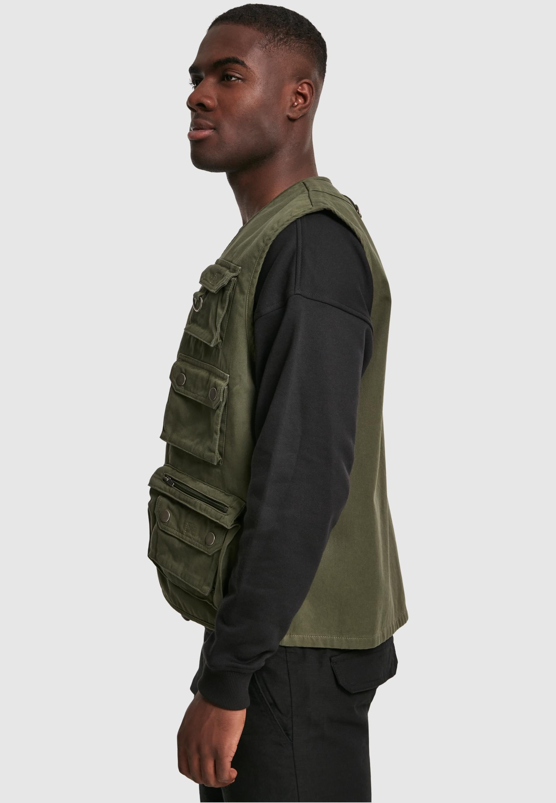 URBAN CLASSICS Jerseyweste »Urban Classics Herren Worker Vest«, (1 tlg.)