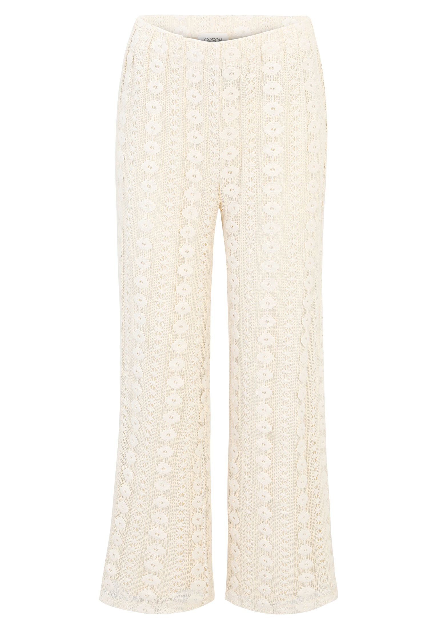 Cartoon Stoffhose »Cartoon Sommerhose mit Lochmuster«, Material