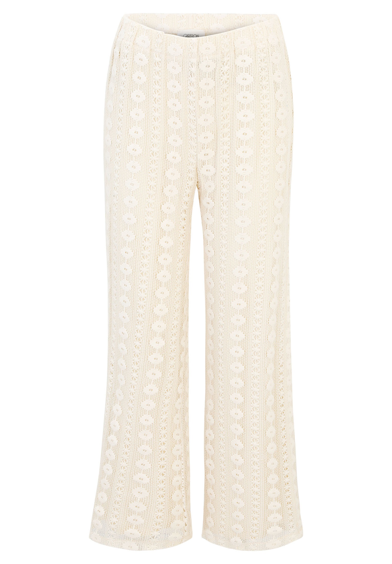 Cartoon Stoffhose "Damen mit Lochmuster" Material günstig online kaufen