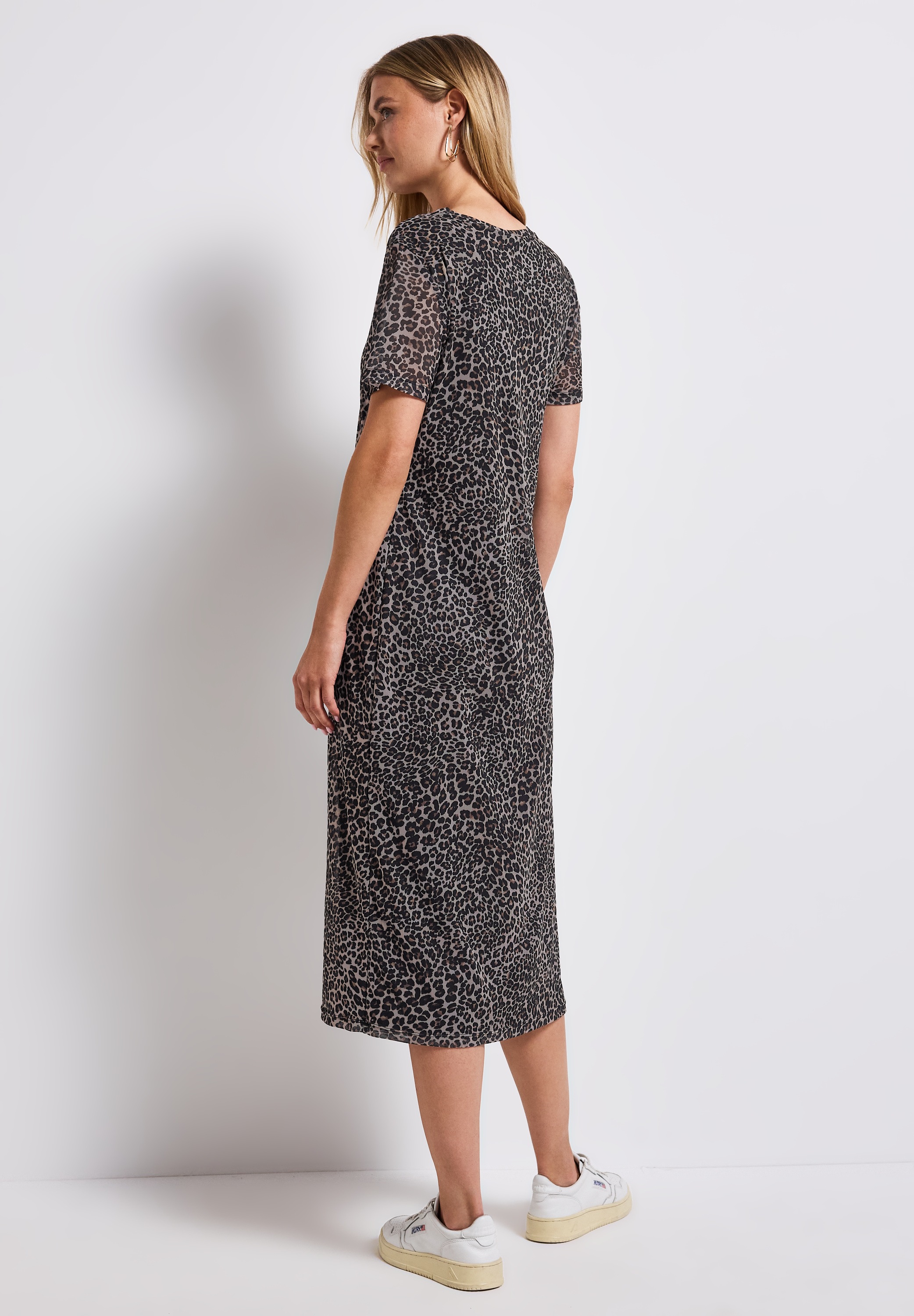 STREET ONE Midikleid, mit Rundhalsausschnitt günstig online kaufen